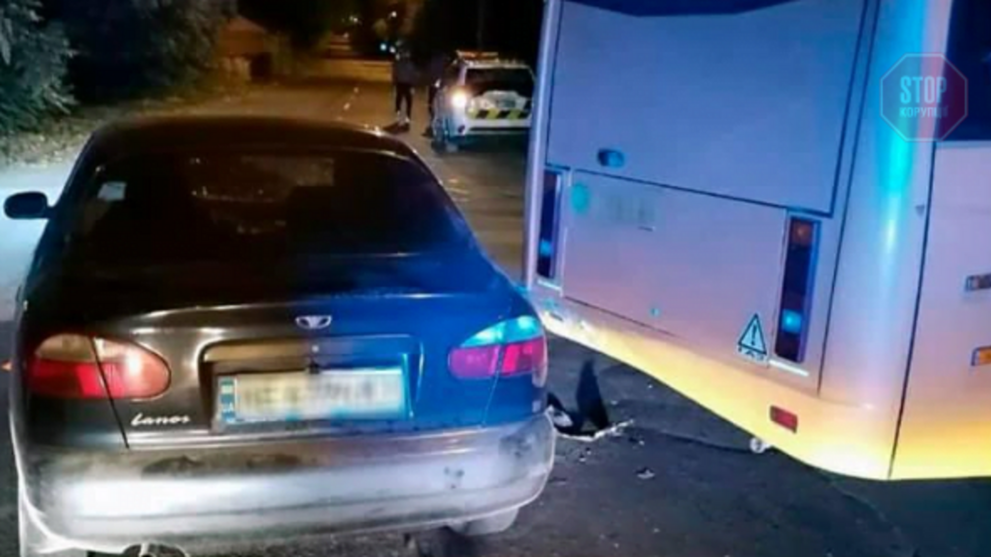 У Полтаві водій протаранив маршрутку (фото)