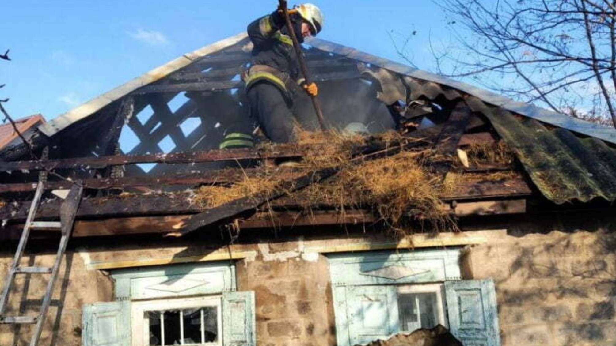 м. Дніпро: рятувальники ліквідували пожежу у приватному будинку