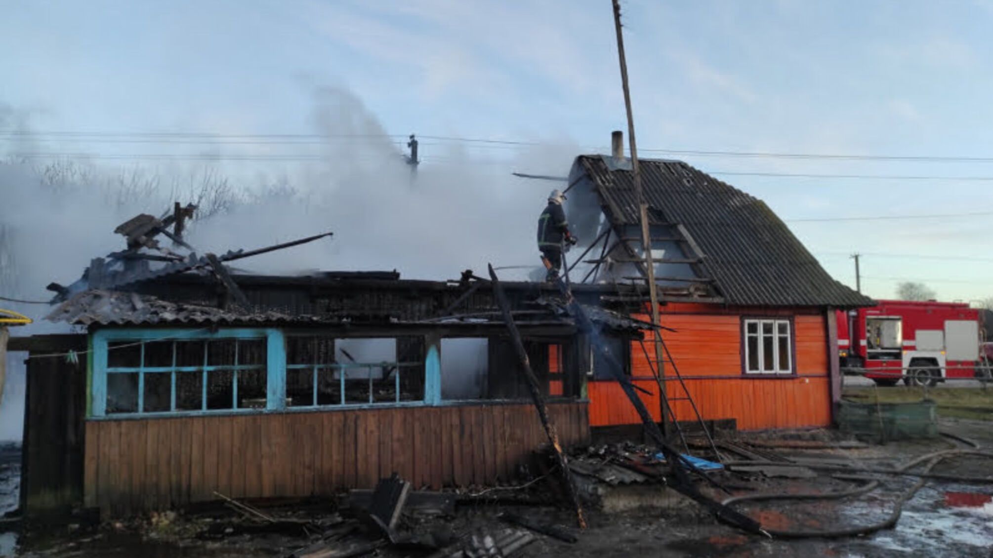 Волинська область: вогнеборці загасили пожежу в житловому будинку
