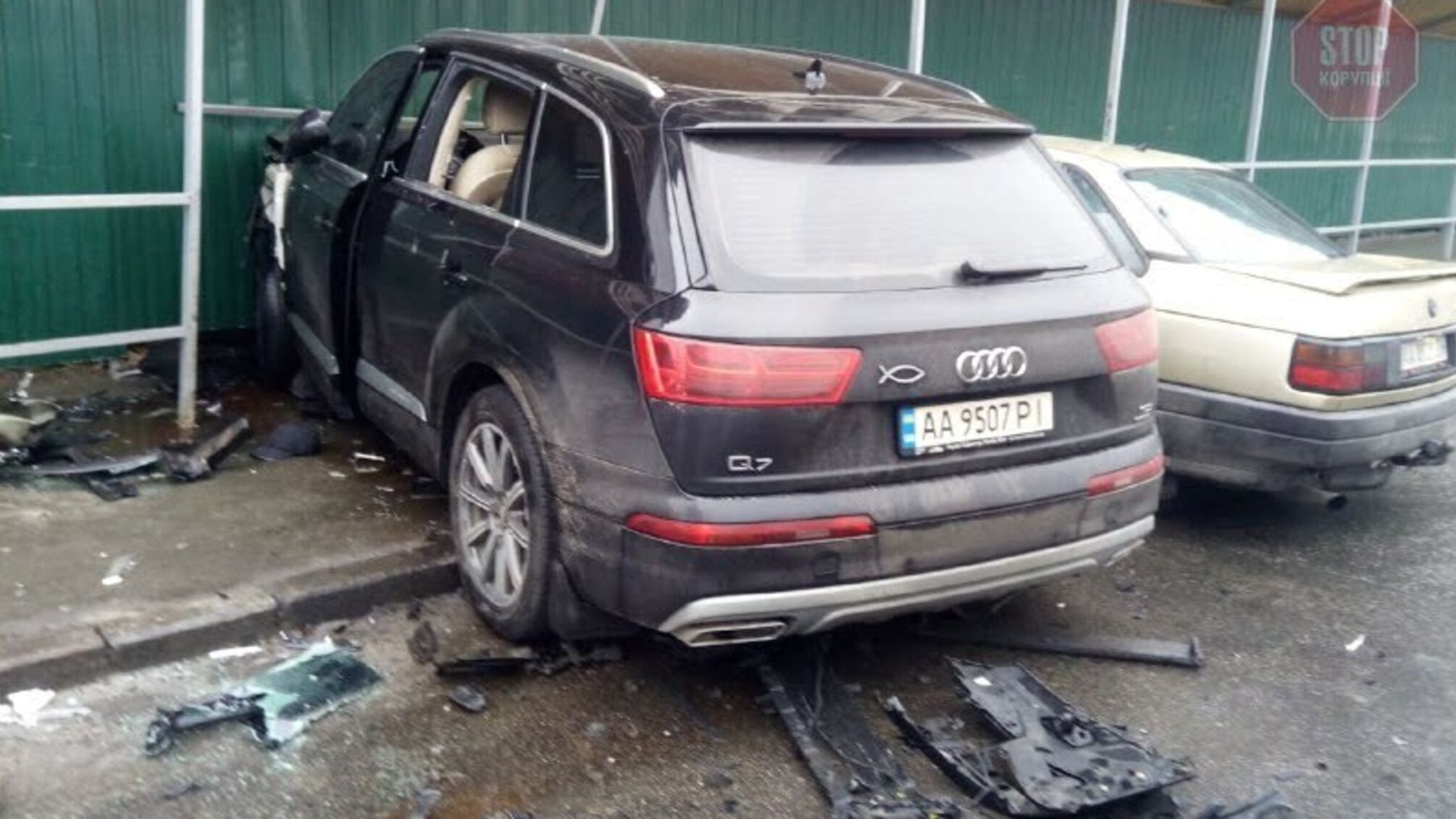 В столице произошло масштабное ДТП с участием 5 автомобилей (фото, видео)