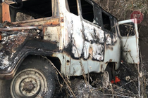 З РФ в Україну проривався мікроавтобус з контрабандою ікри (фото, відео)