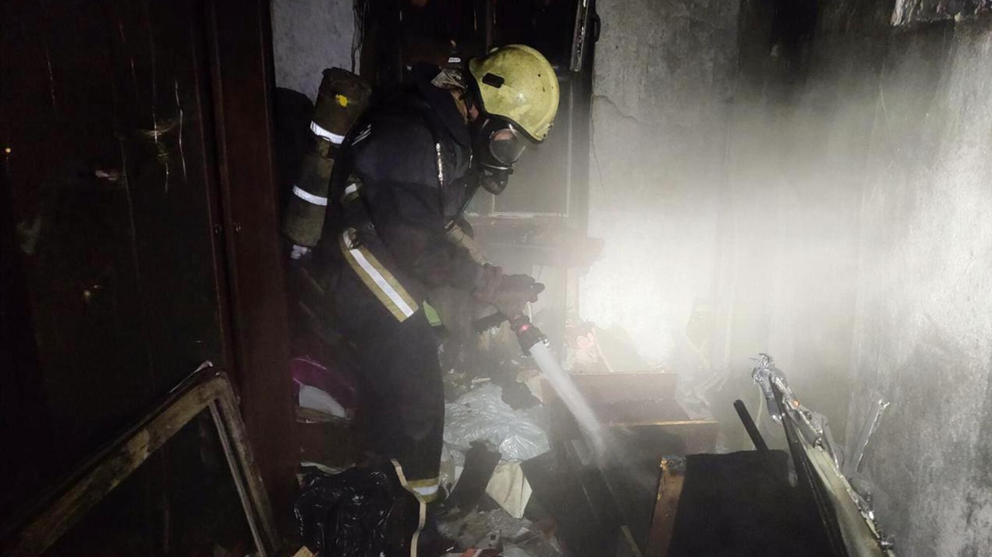 м. Запоріжжя: вогнеборці ліквідували пожежу у 5-поверховому будинку