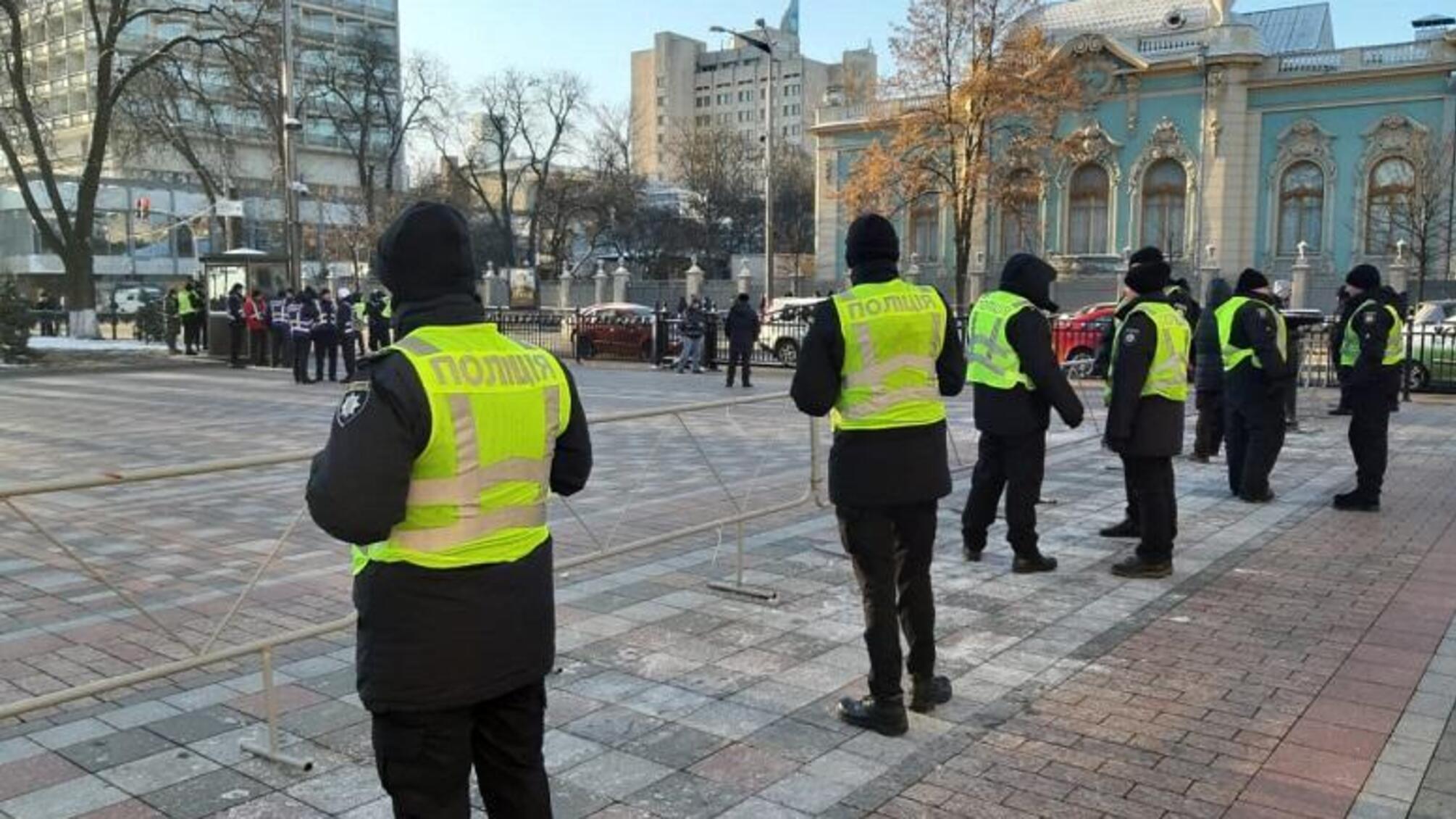 У центрі столиці поліція посилила заходи безпеки