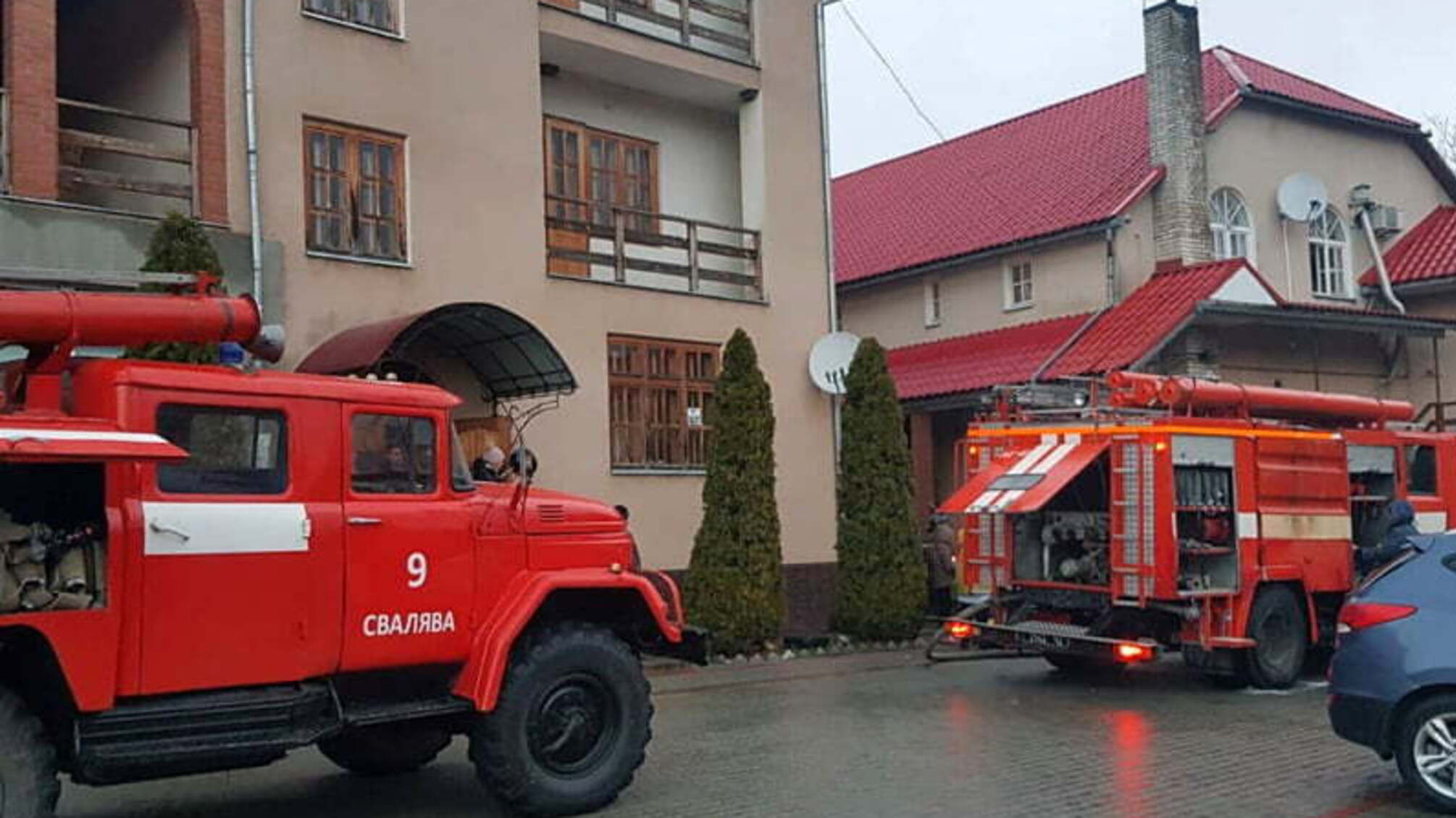Закарпатська область: на пожежі врятовано одну людину та 37 евакуйовані