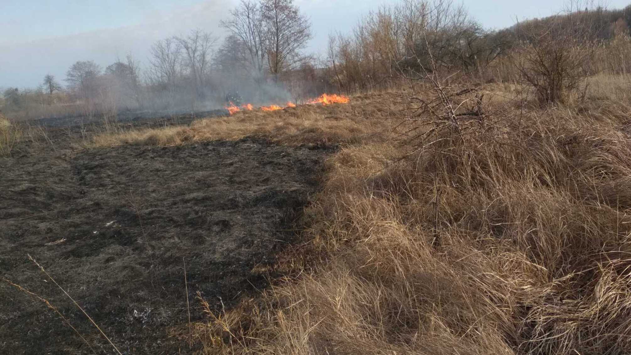 Черкаська область: рятувальники ліквідували дві пожежі на відкритій території