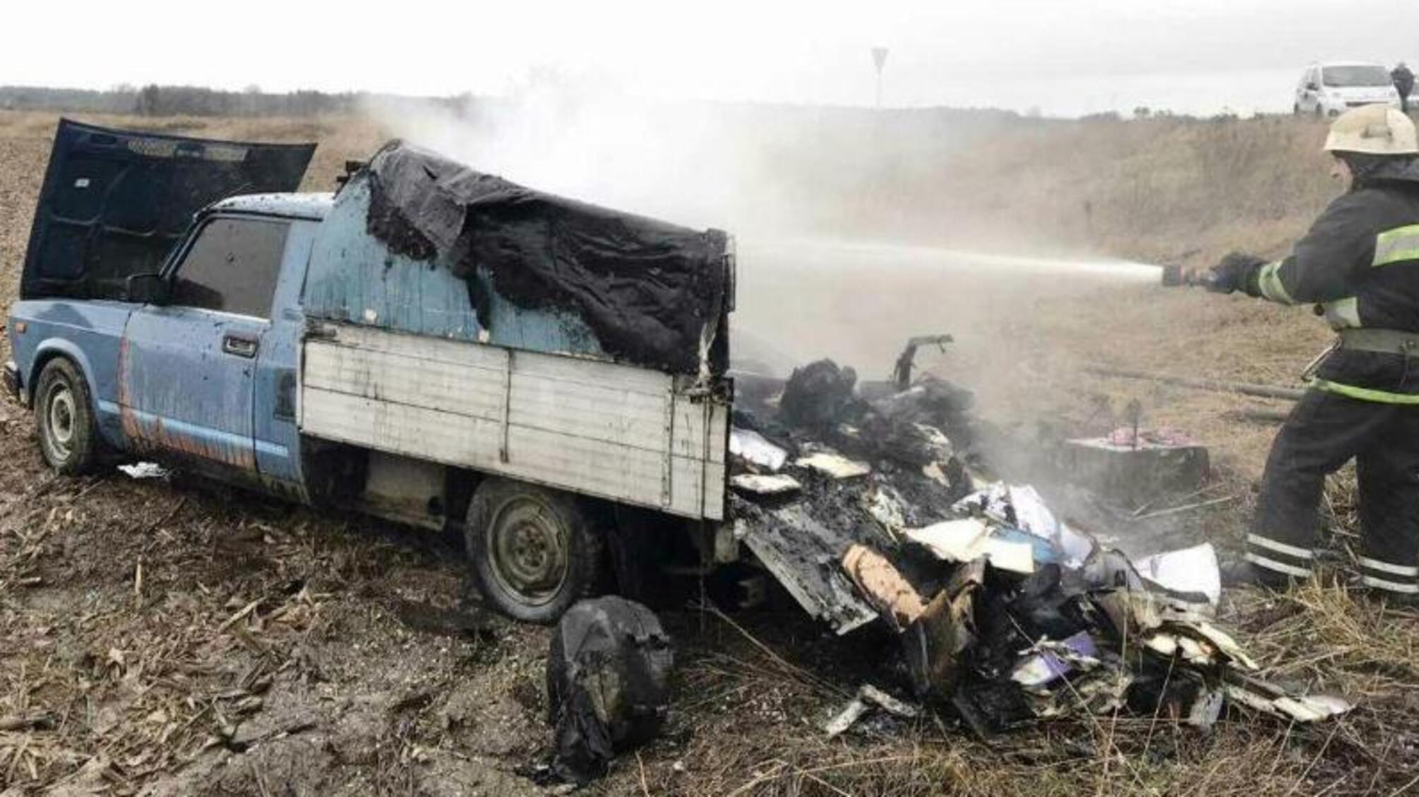 Чернігівська область: рятувальники ліквідували загоряння автомобіля