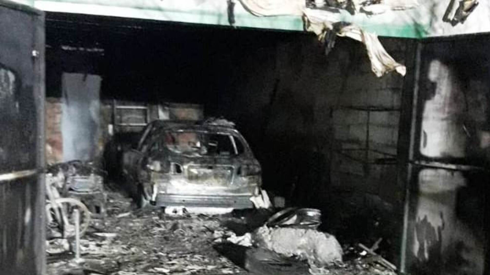 Херсонська область: рятувальники ліквідували пожежу в господарчій споруді приватного домоволодіння