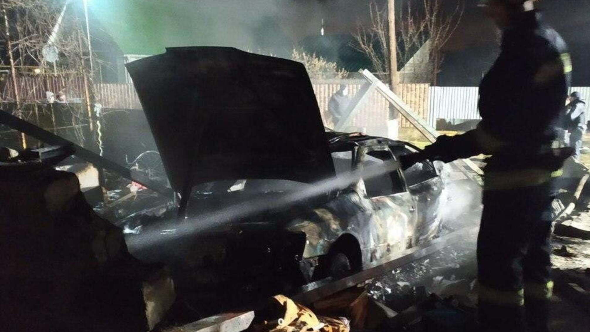 м. Краматорськ: в результаті пожежі в гаражі постраждав чоловік
