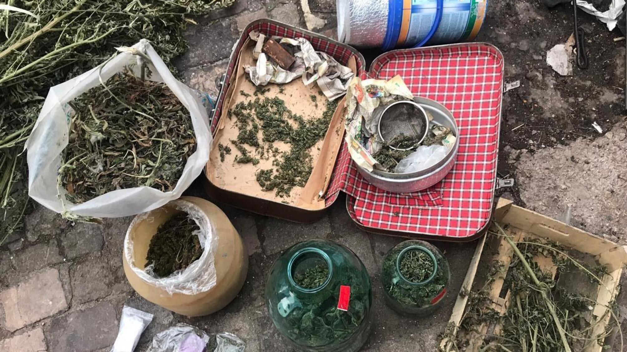 У Дніпрі поліцейські вилучили у чоловіка марихуану вартістю 2 млн гривень