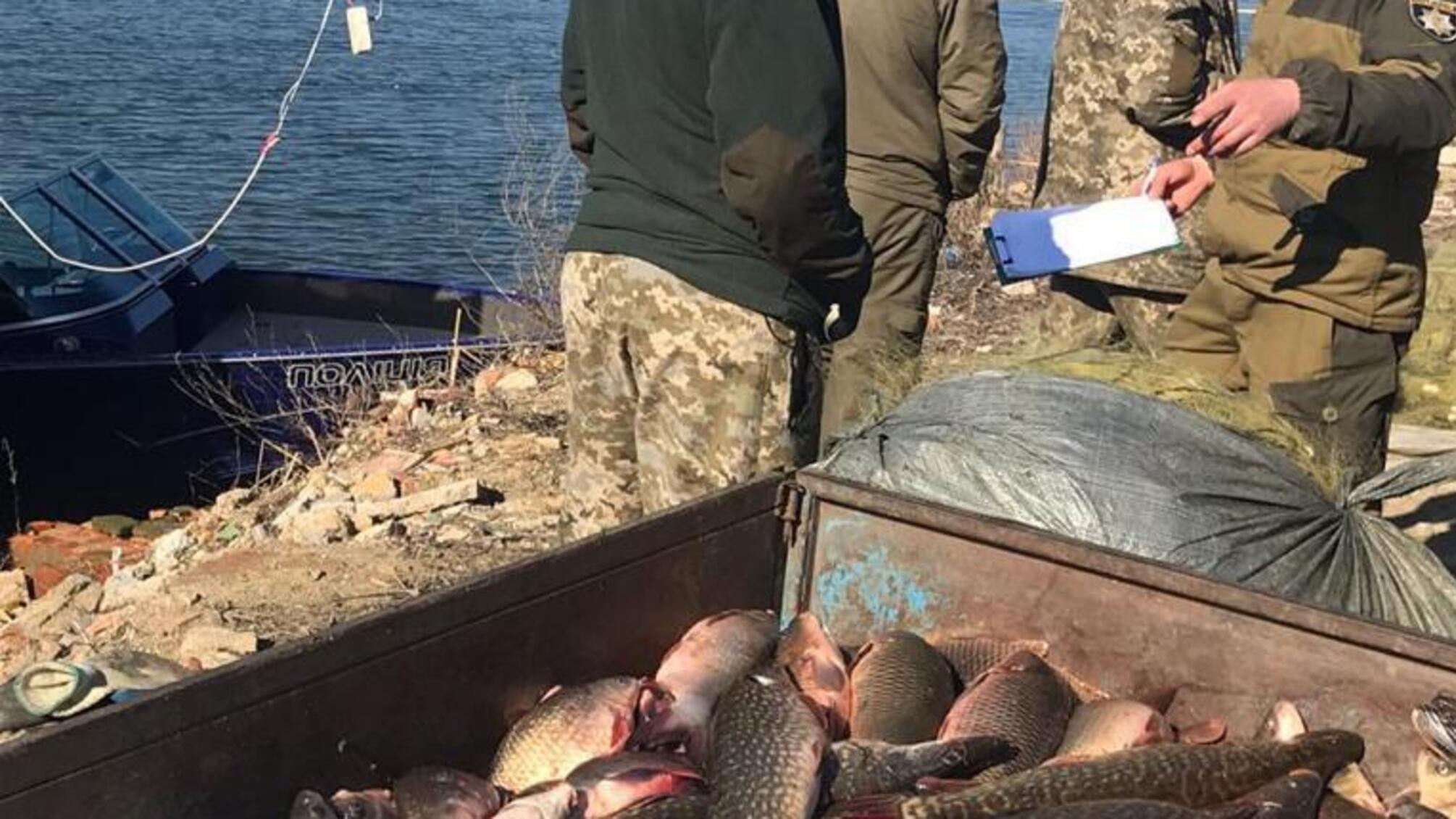 На Дністрі в Біляївському районі правоохоронці викрили браконьєрів