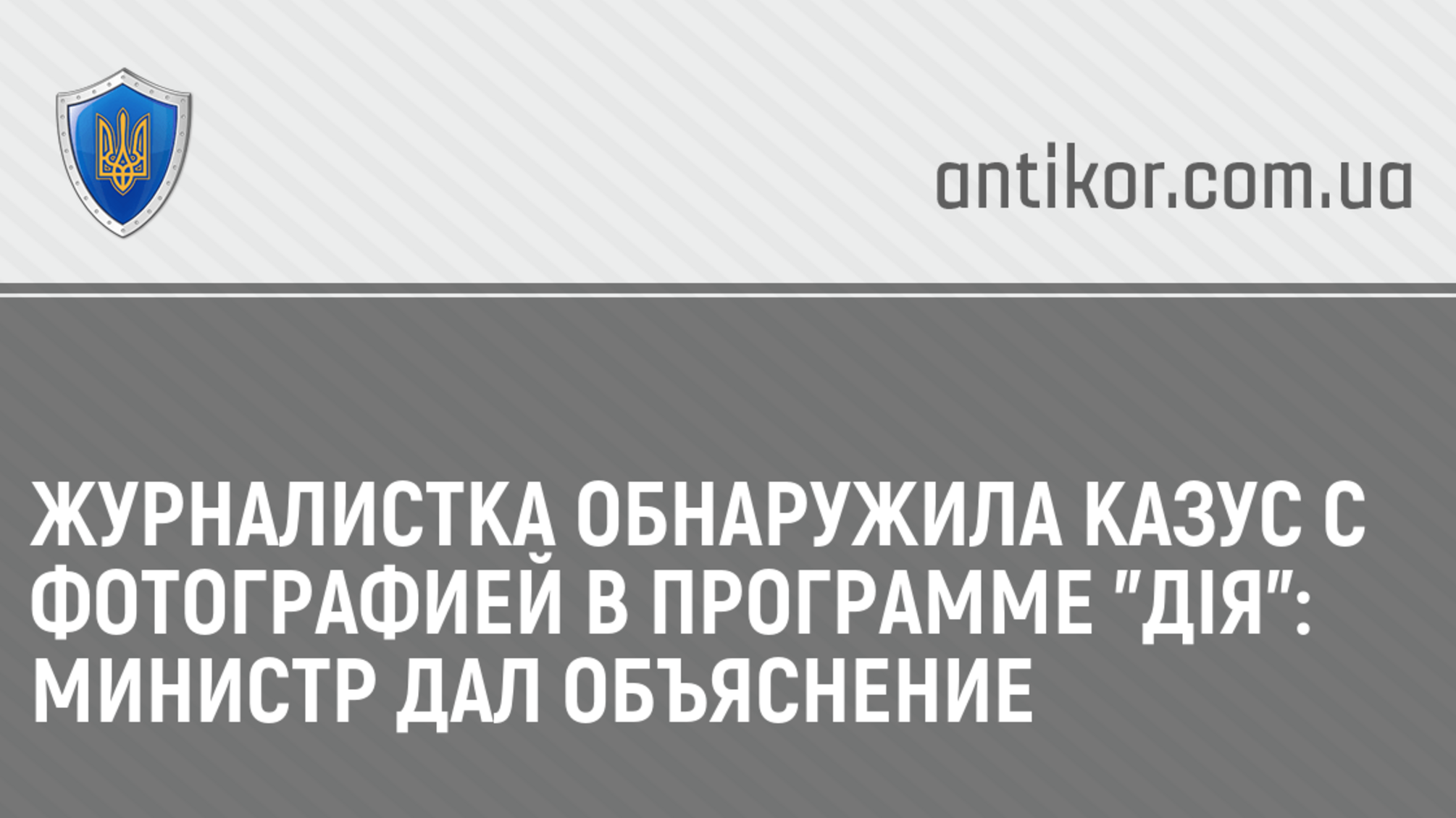 Журналистка обнаружила казус с фотографией в программе 'Дія': министр дал объяснение