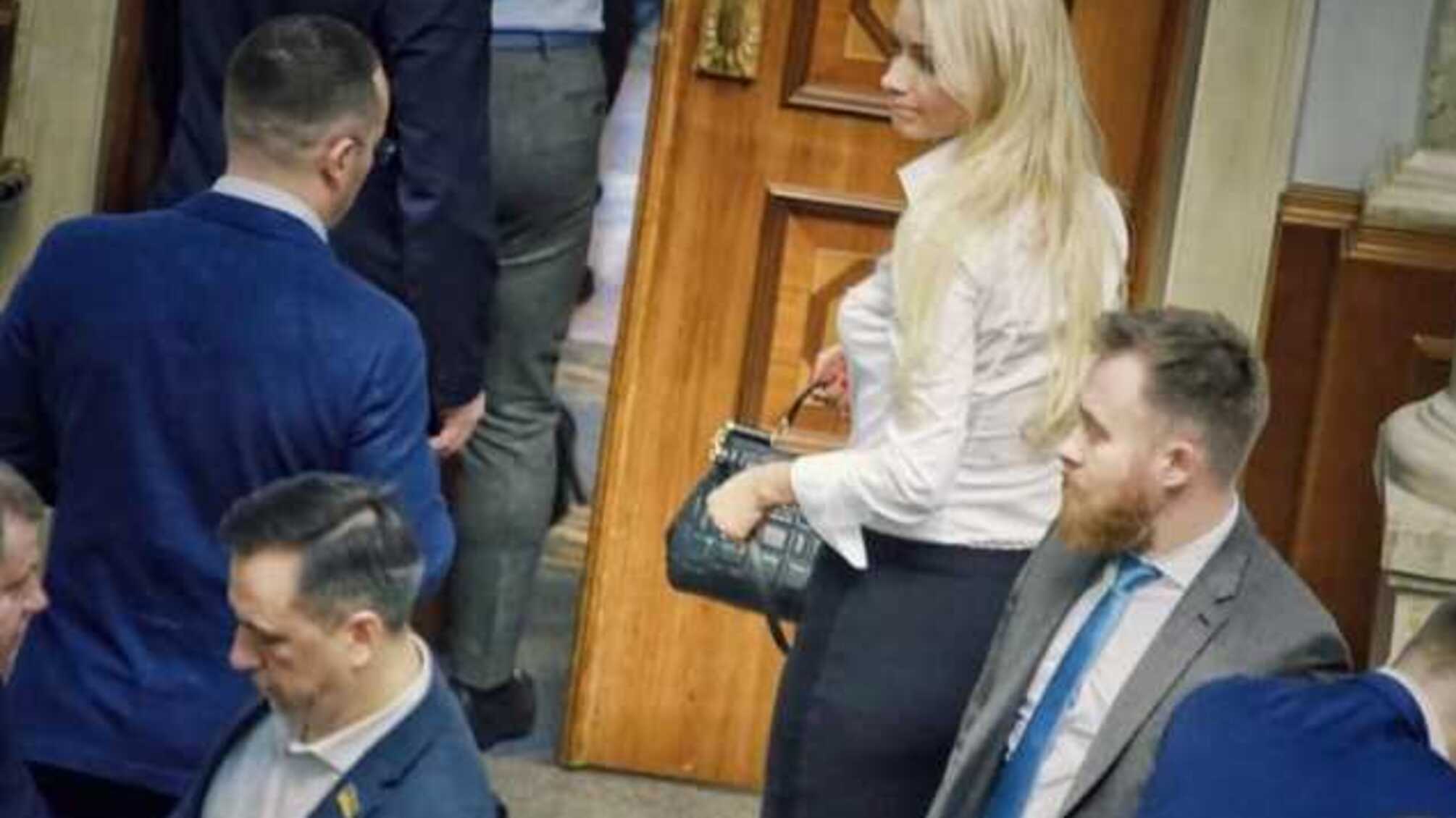 Нардеп Ирина Аллахвердиева пришла в Раду с сумкой стоимостью почти 40 тысяч