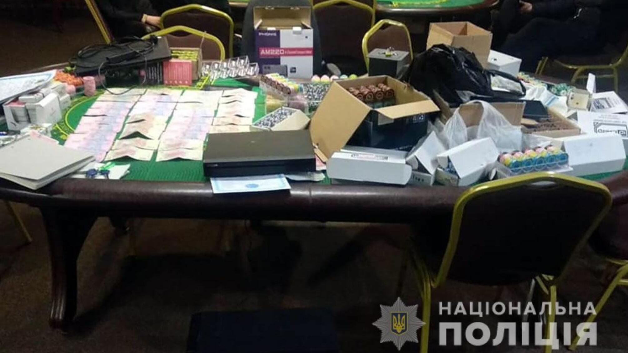 На Полтавщині правоохоронці викрили мережу підпільних покерних клубів