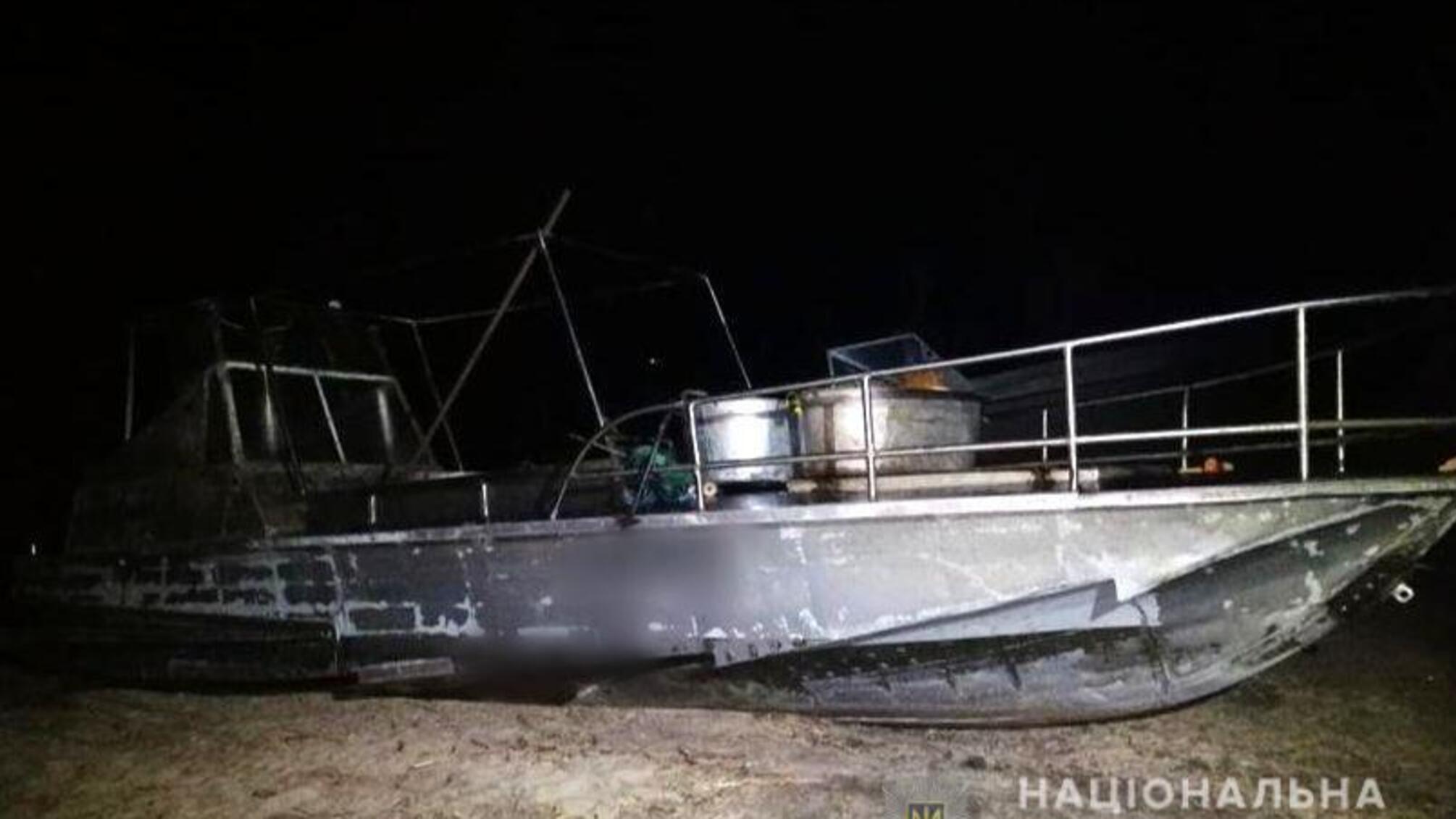 На Херсонщині водні поліцейські затримали браконьєрів за незаконний вилов червонокнижних видів риби на понад 100 тисяч гривень