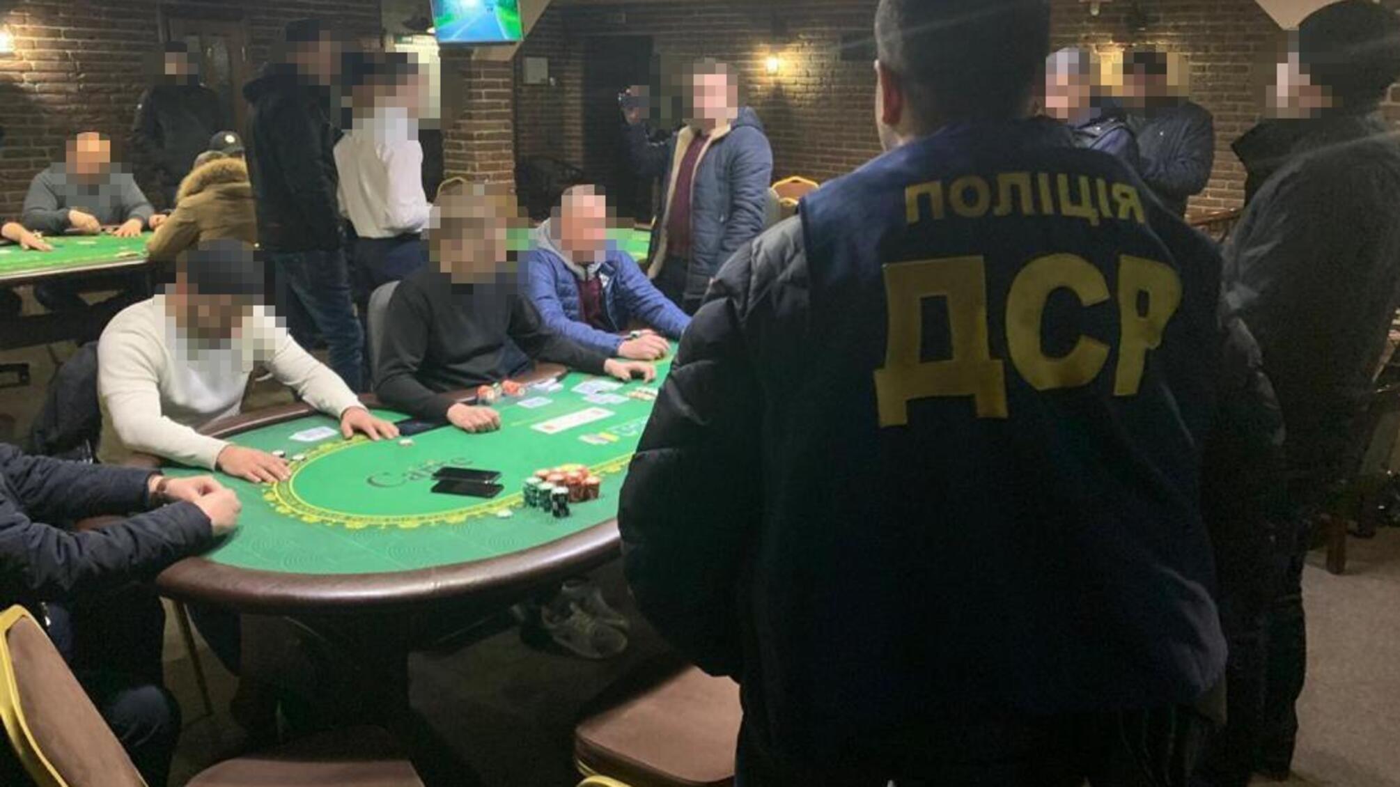 Із початку лютого поліцейські припинили діяльність 65 підпільних гральних закладів