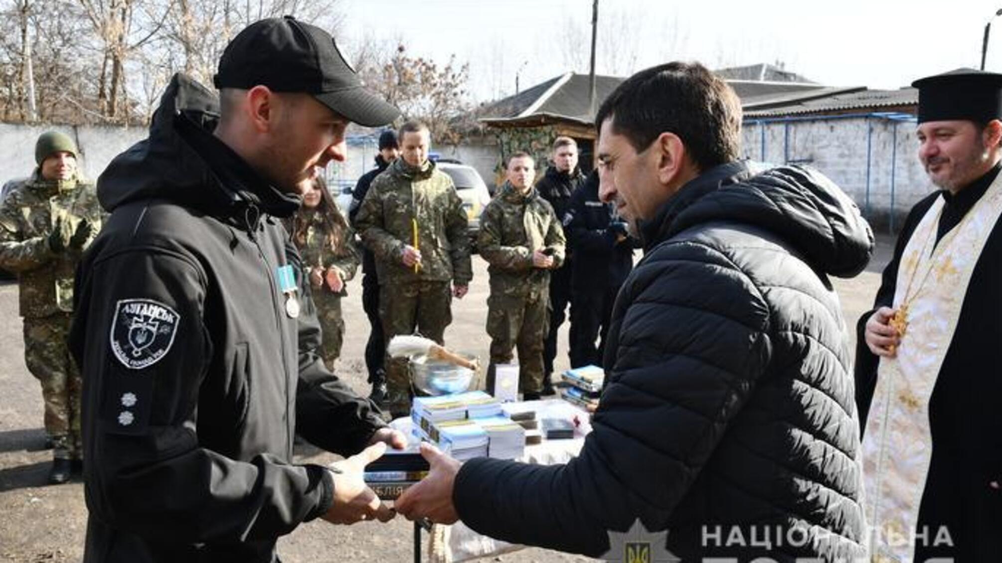 На Луганщині бійців батальйону «Луганськ-1» відвідав радник Міністра внутрішніх справ України