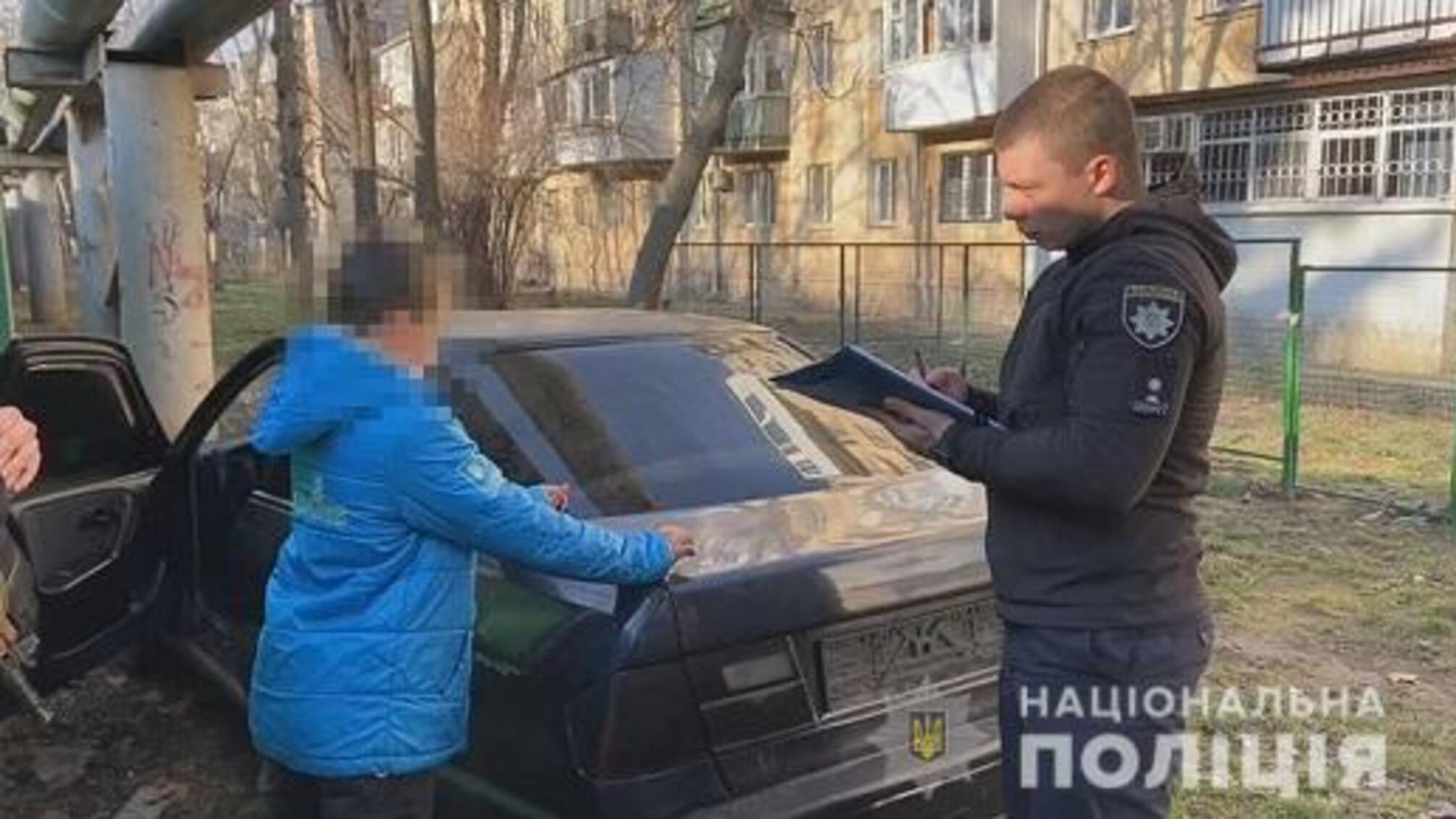 Поліцейські викрили малолітнього одесита у незаконному заволодінні транспортним засобом