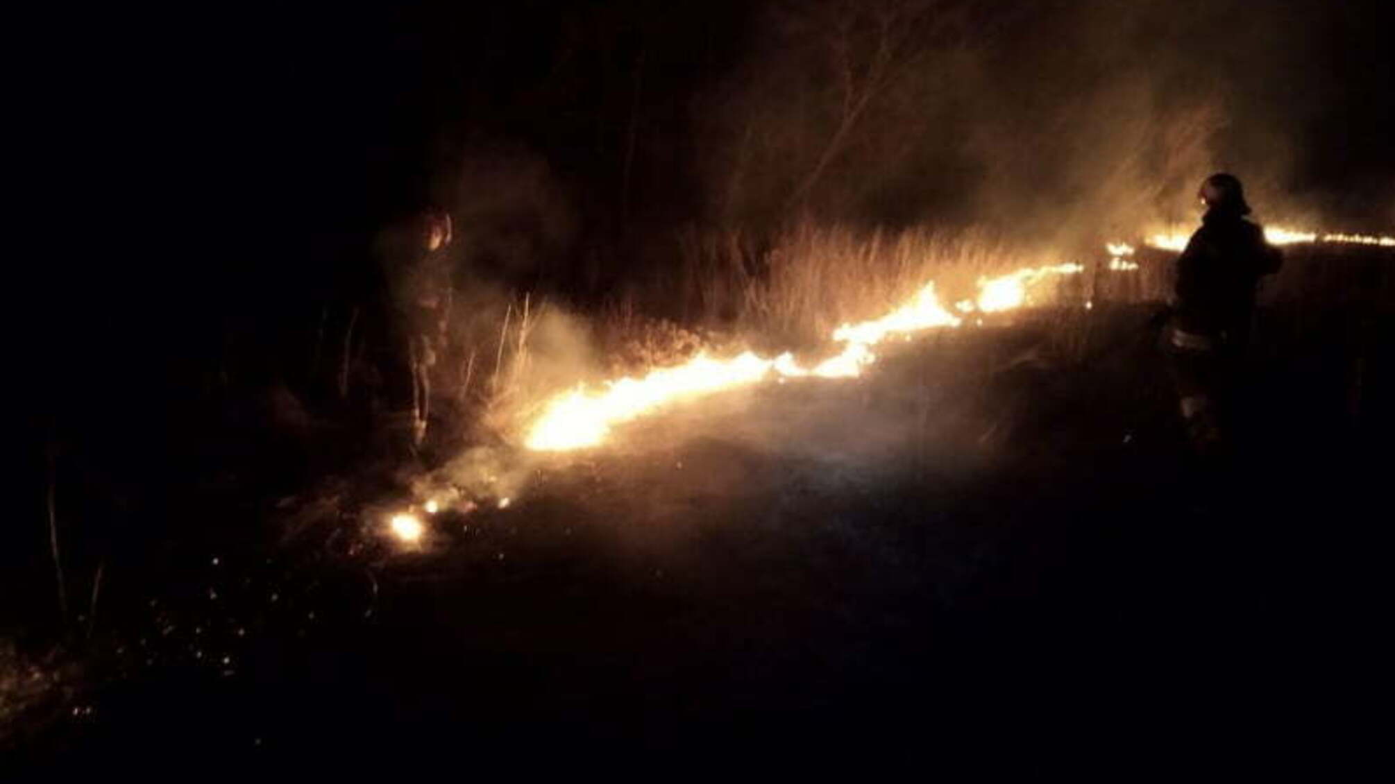 За добу на Кіровоградщині виникло 6 пожеж сухої рослинності на відкритих територіях