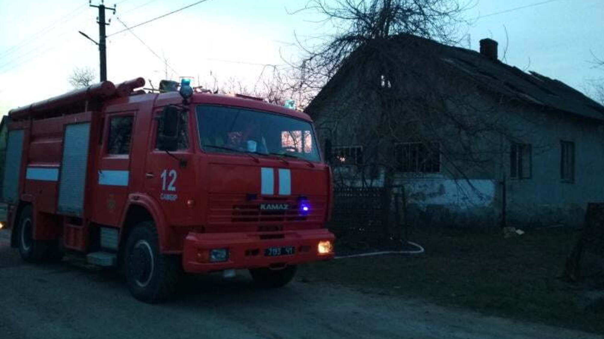 Львівська область: на пожежі житлового будинку загинув чоловік