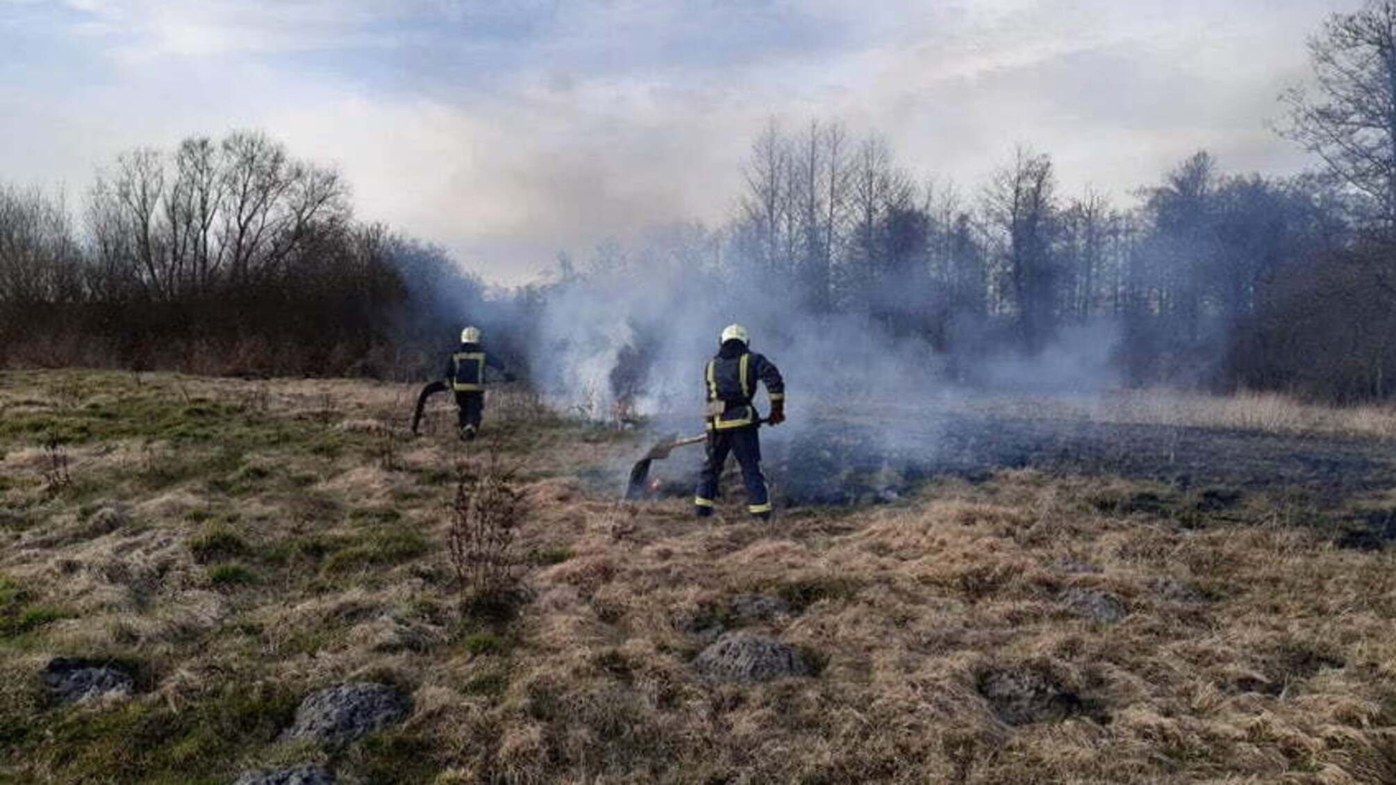 Волинська область: за минулу добу ліквідовано 13 пожеж сухої трави