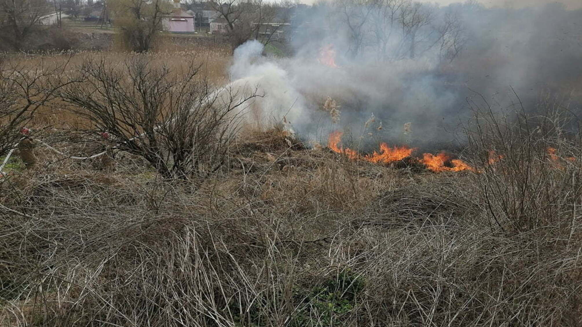 Впродовж доби вогнеборці Кіровоградщини ліквідували 11 пожеж сухої рослинності та сміття на відкритій місцевості