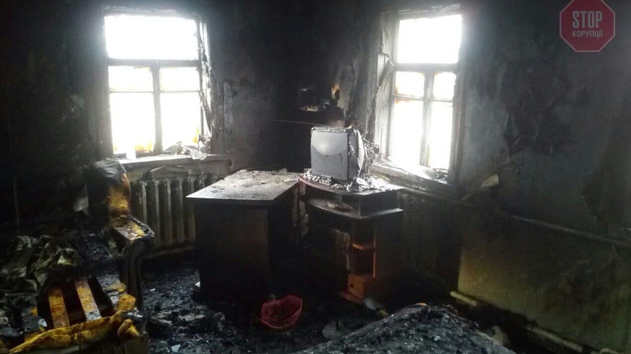 У пожежі на Київщині згоріла 83-річна жінка (фото)