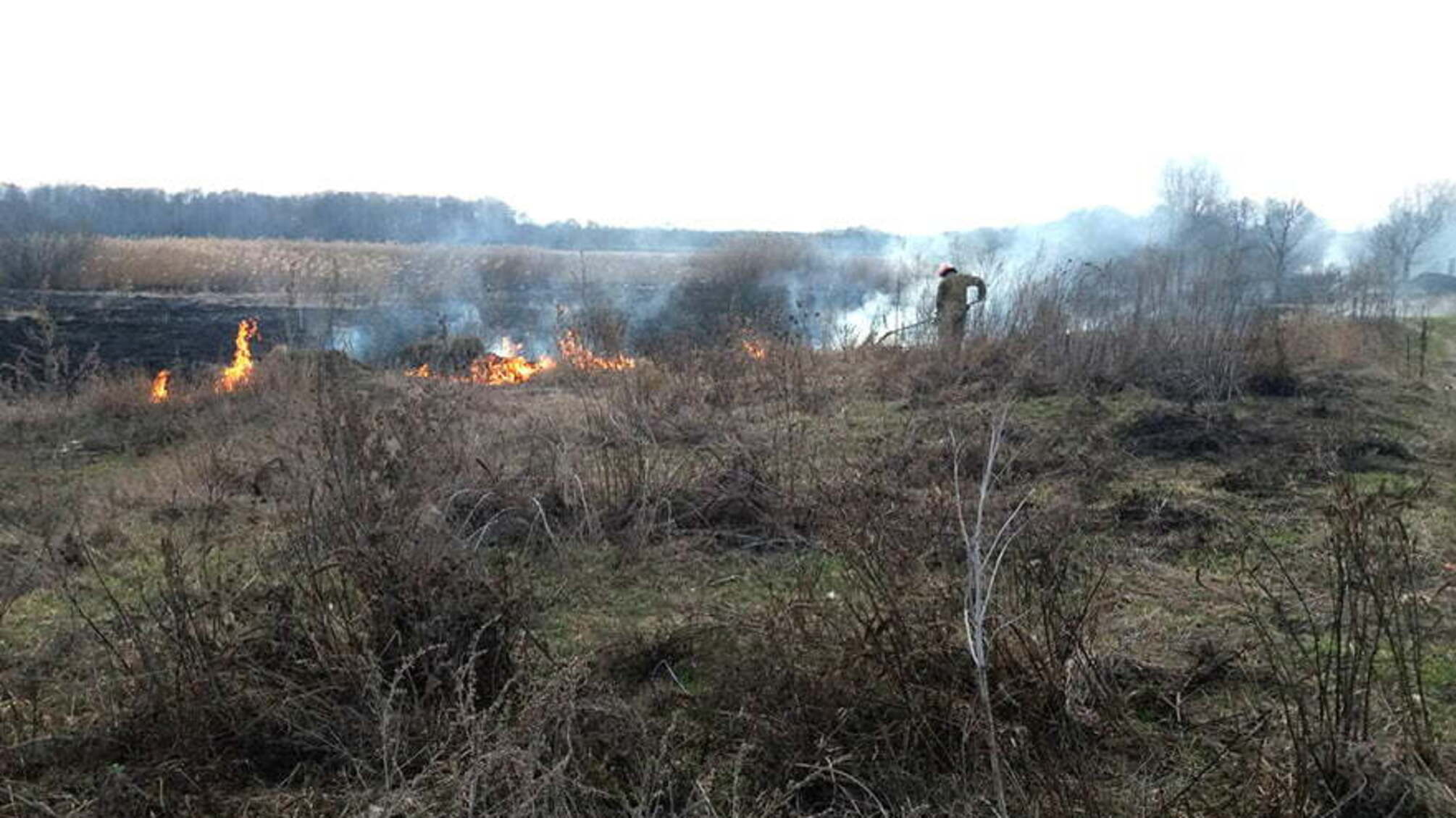 Полтавська область: за минулу добу рятувальники ліквідували 15 пожеж на відкритій території