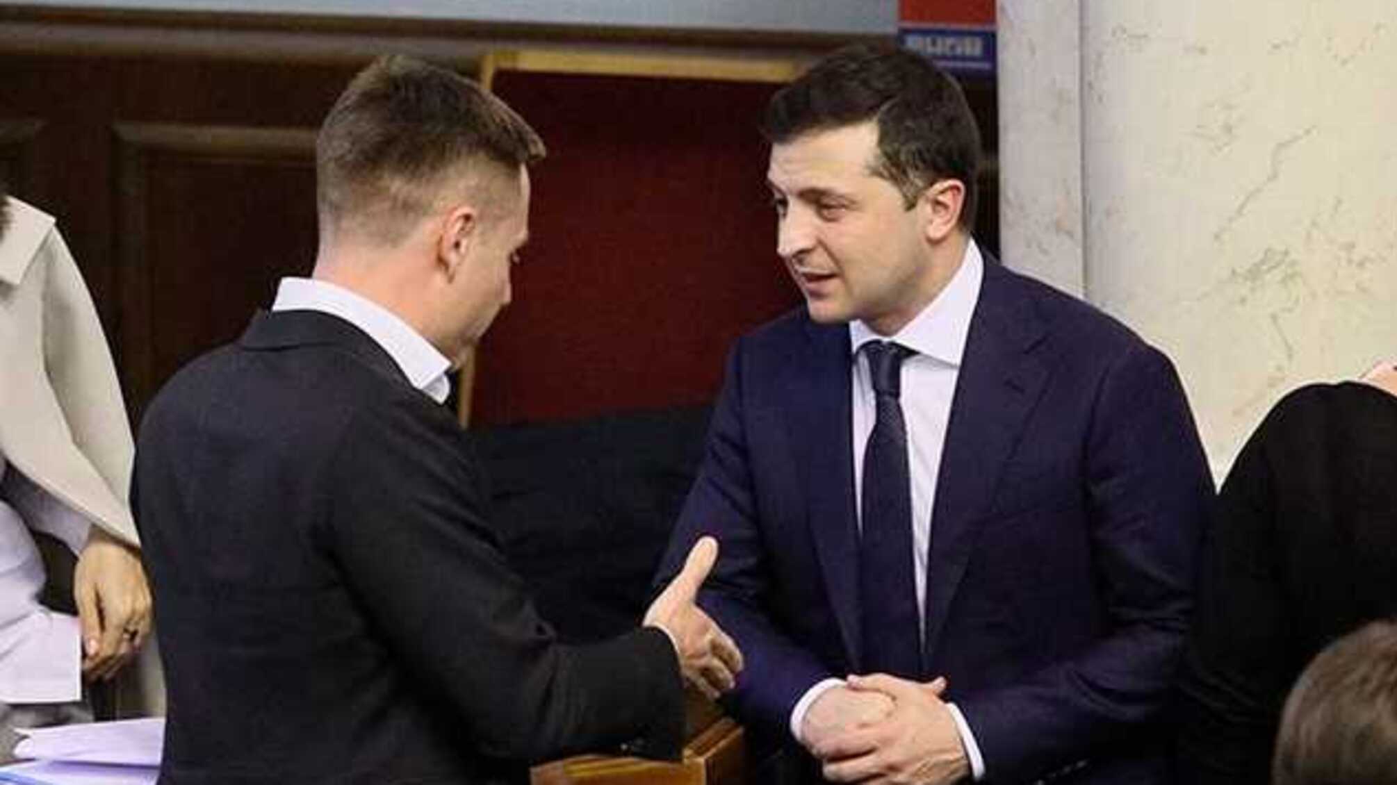 Гончаренко сравнил Зеленского с Голобородько, тот спустился в зал разобраться