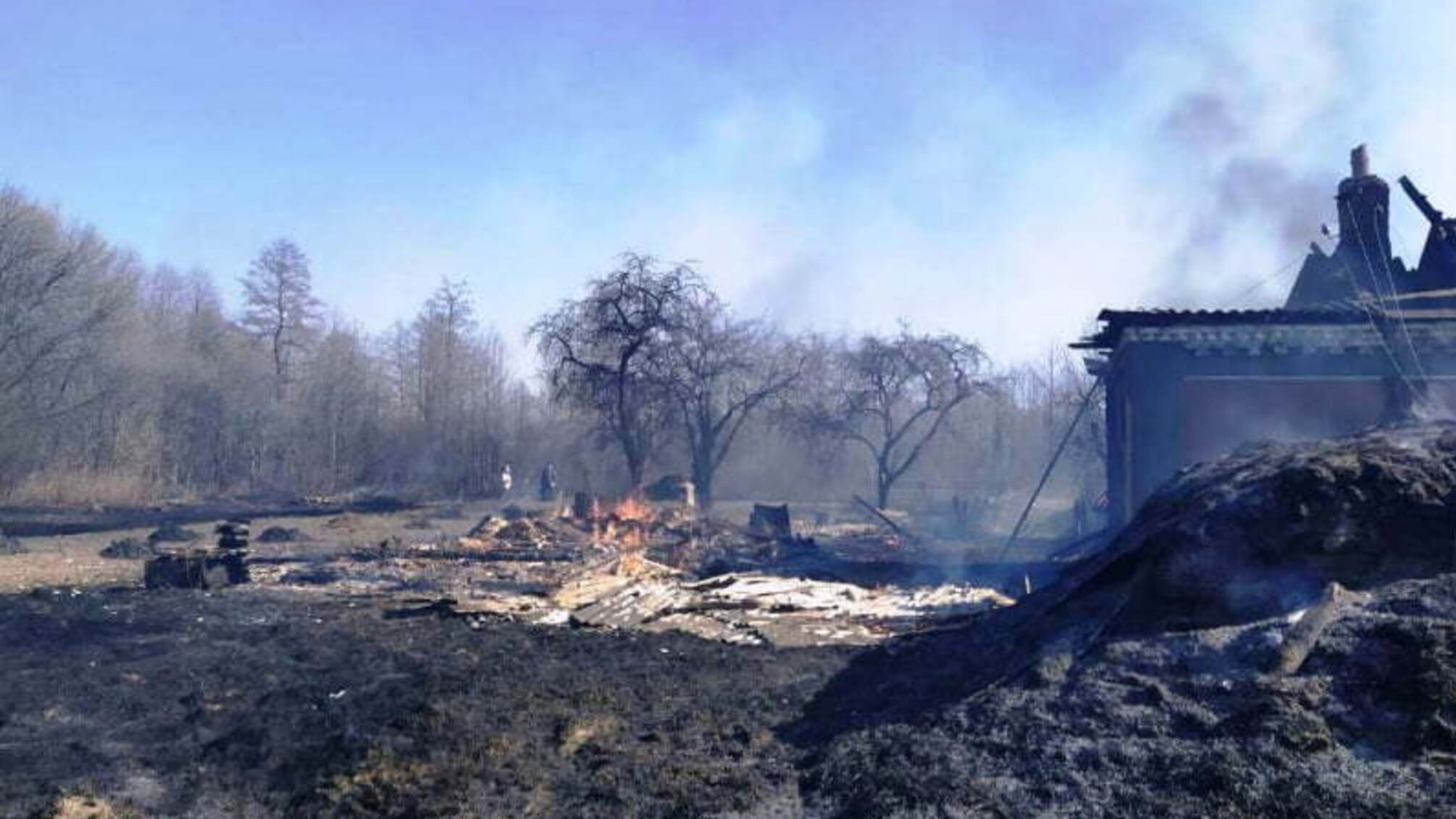 Житомирська область: упродовж доби вогнеборці ліквідували 34 загоряння сухостою, внаслідок чого вогнем пройдено 69 га території