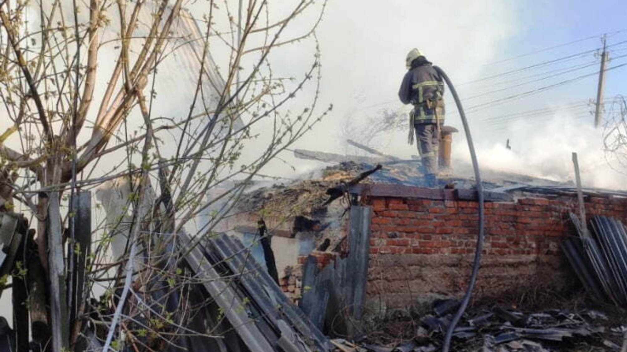 Чернігівська область: під час пожежі травмовано чоловіка