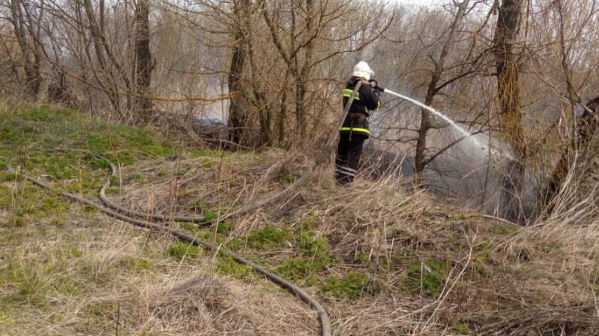 Полтавська область: рятувальники ліквідували 8 пожеж на відкритій території