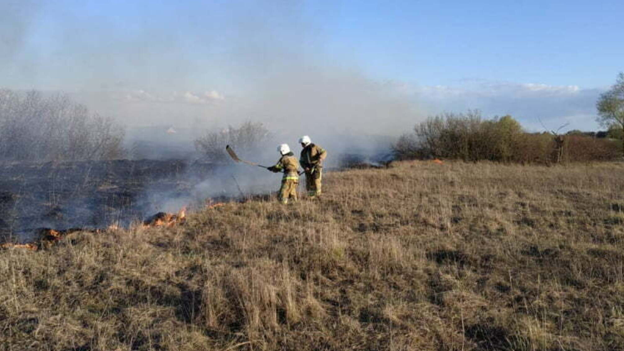 Полтавська область: вогнеборці ліквідували 11 пожеж на відкритій території