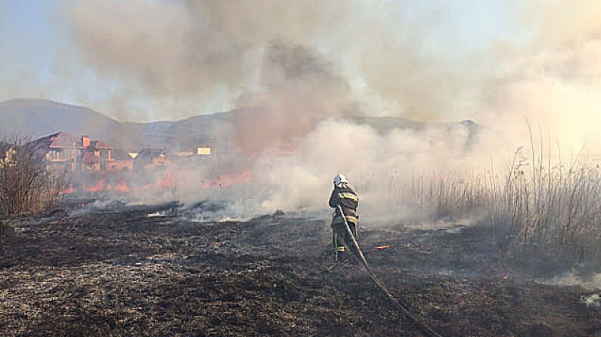 Два десятки пожеж в екосистемах за добу ліквідували закарпатські рятувальники