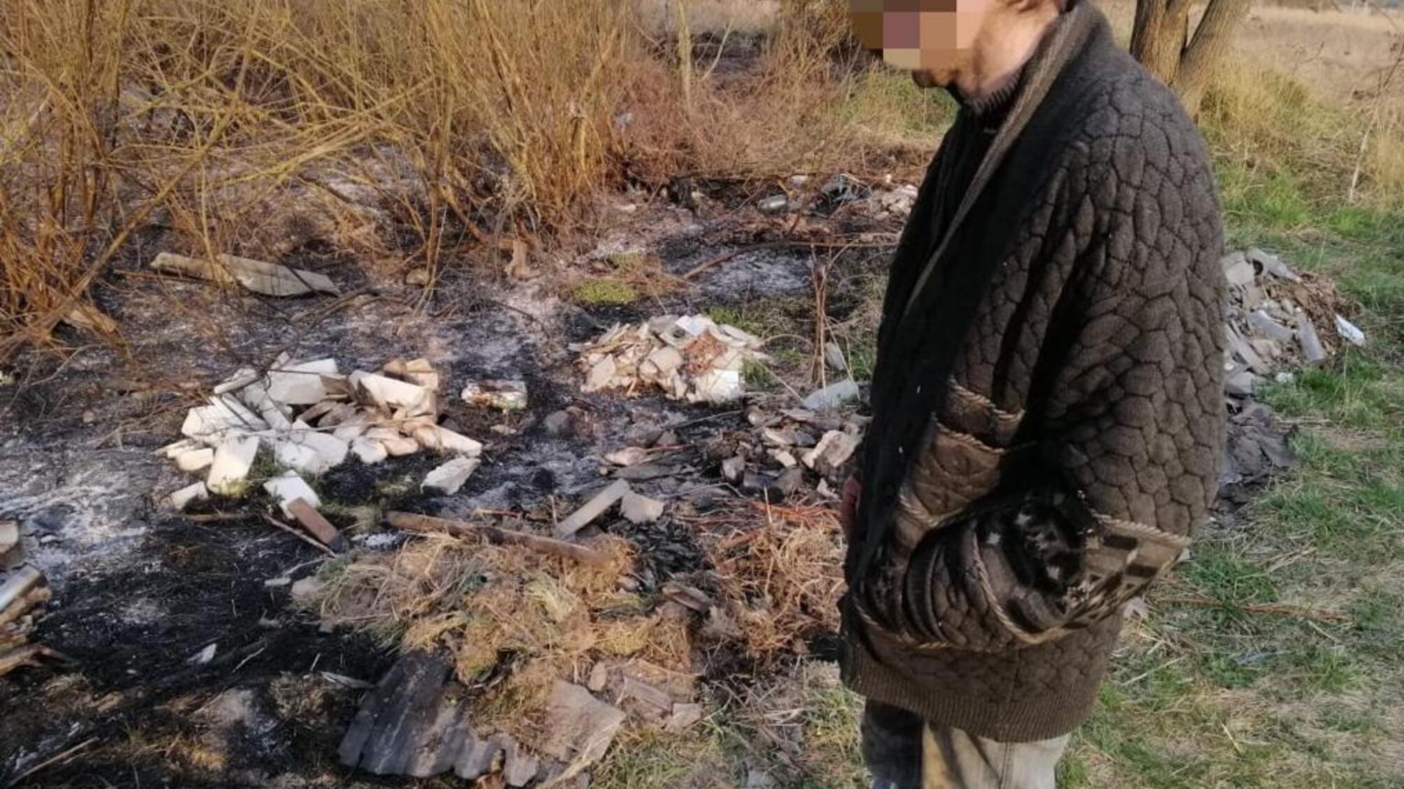 Поліцейські Київщини встановили чоловіка, який причетний до виникнення чергової пожежі у зоні ЧАЕС
