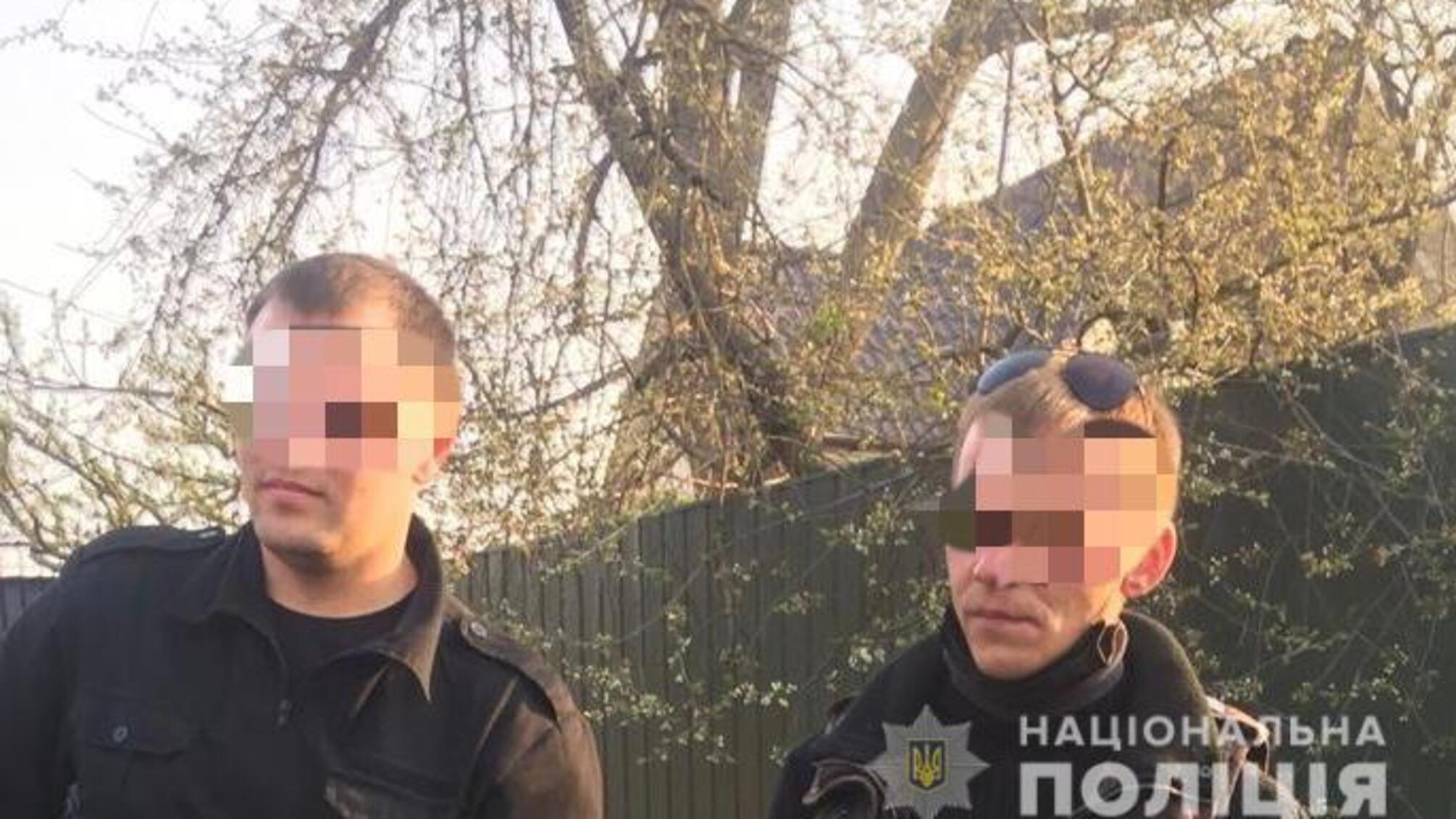 Поліція Київщини затримала двох молодиків за підозрою у підпалі сухостою на березі річки Ірпінь