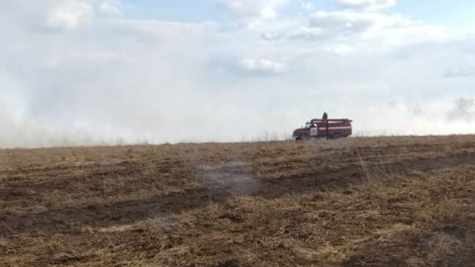Херсонська область: ліквідовано пожежу сухостою