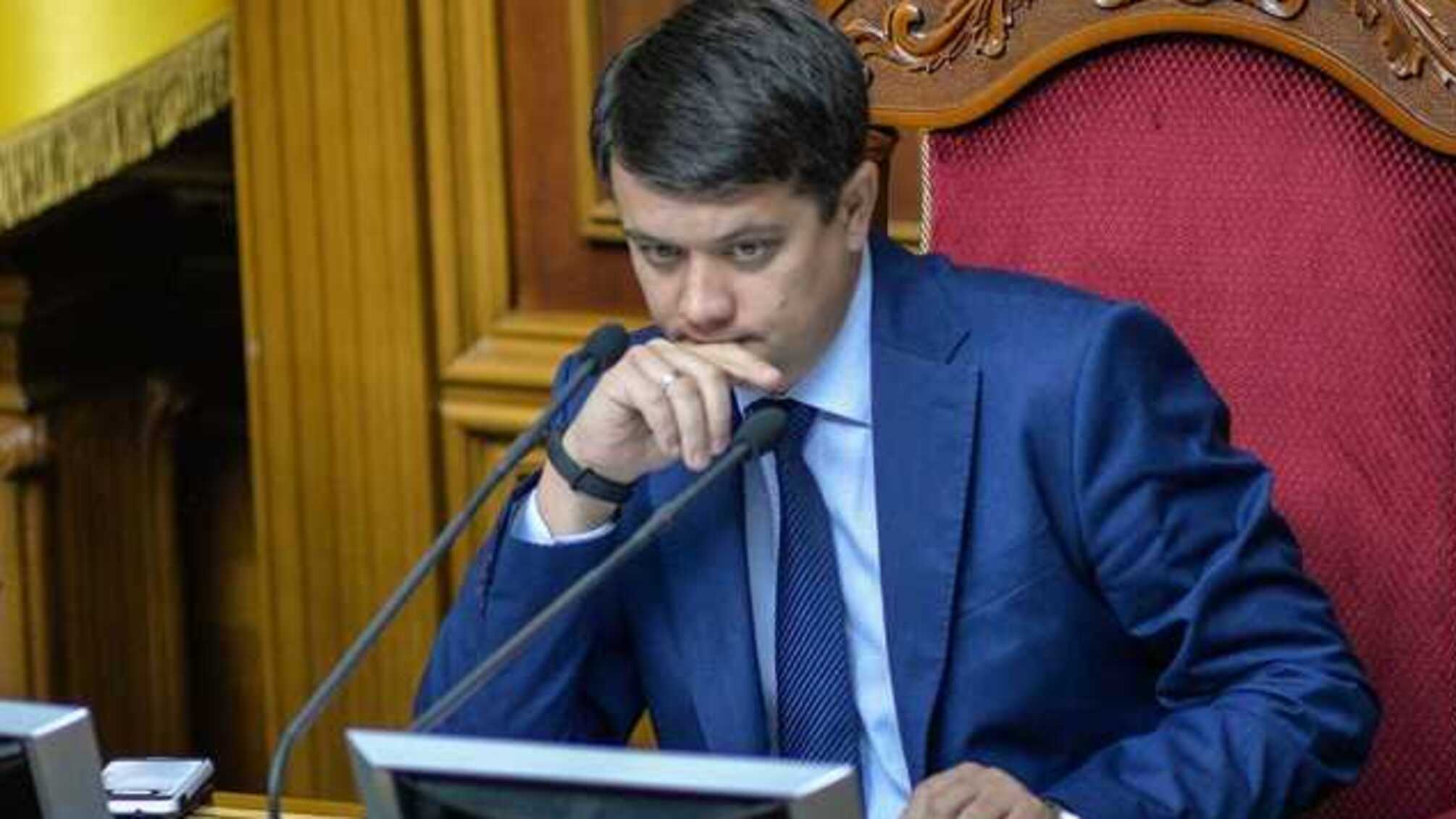 Разумков заявил, что Рада поддержит 12 тысяч поправок в «антиколомойский закон»