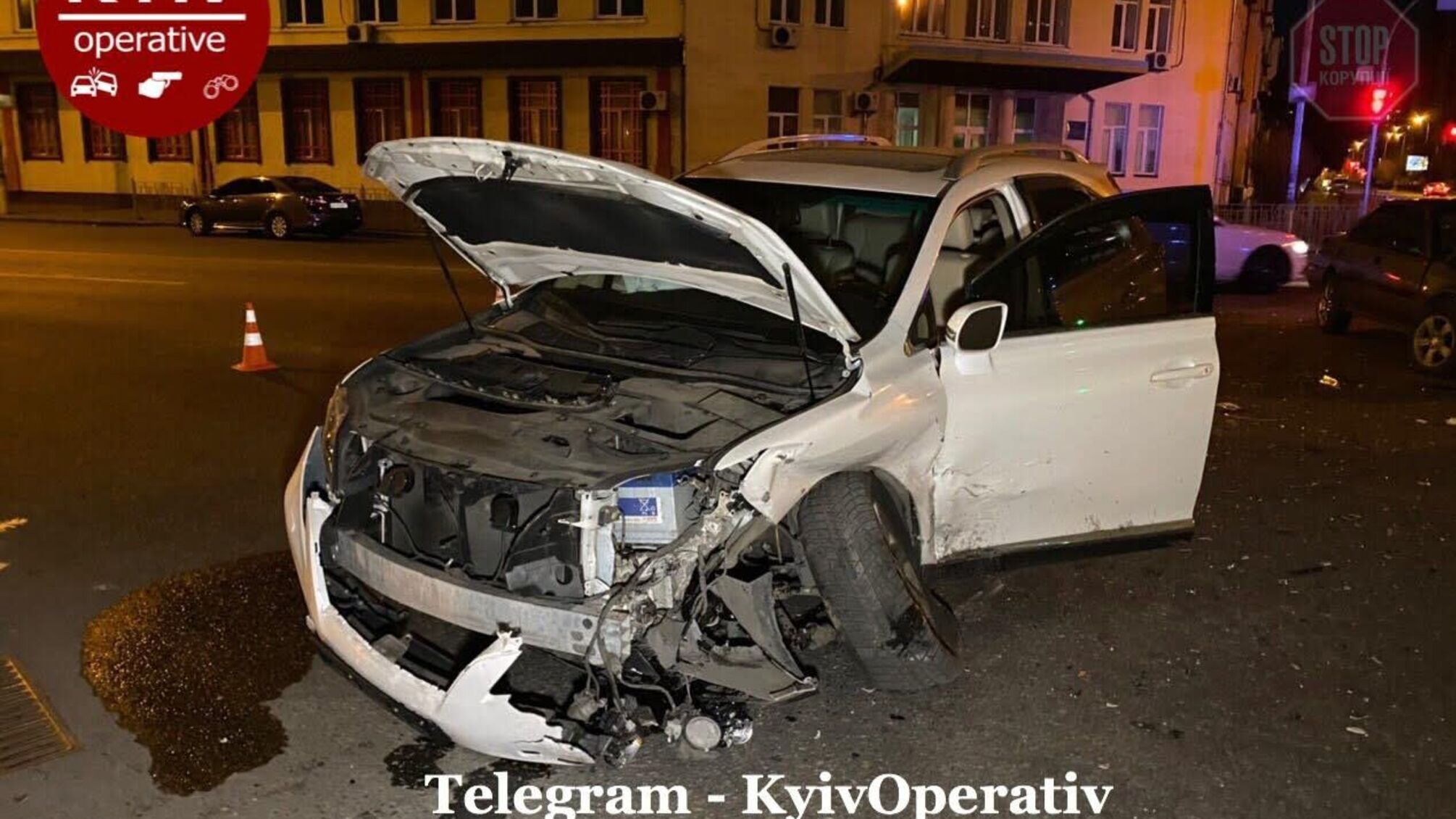 Втікав від поліції і зламав дві ноги: у Києві перегони 'під мухою' завершились серйозною аварією