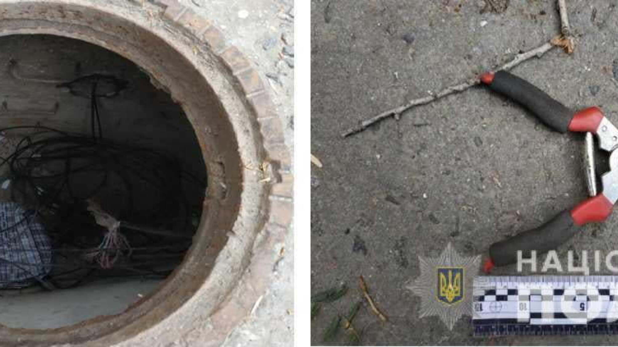 Ізмаїльські поліцейські затримали «на гарячому» крадія комунікаційного кабелю