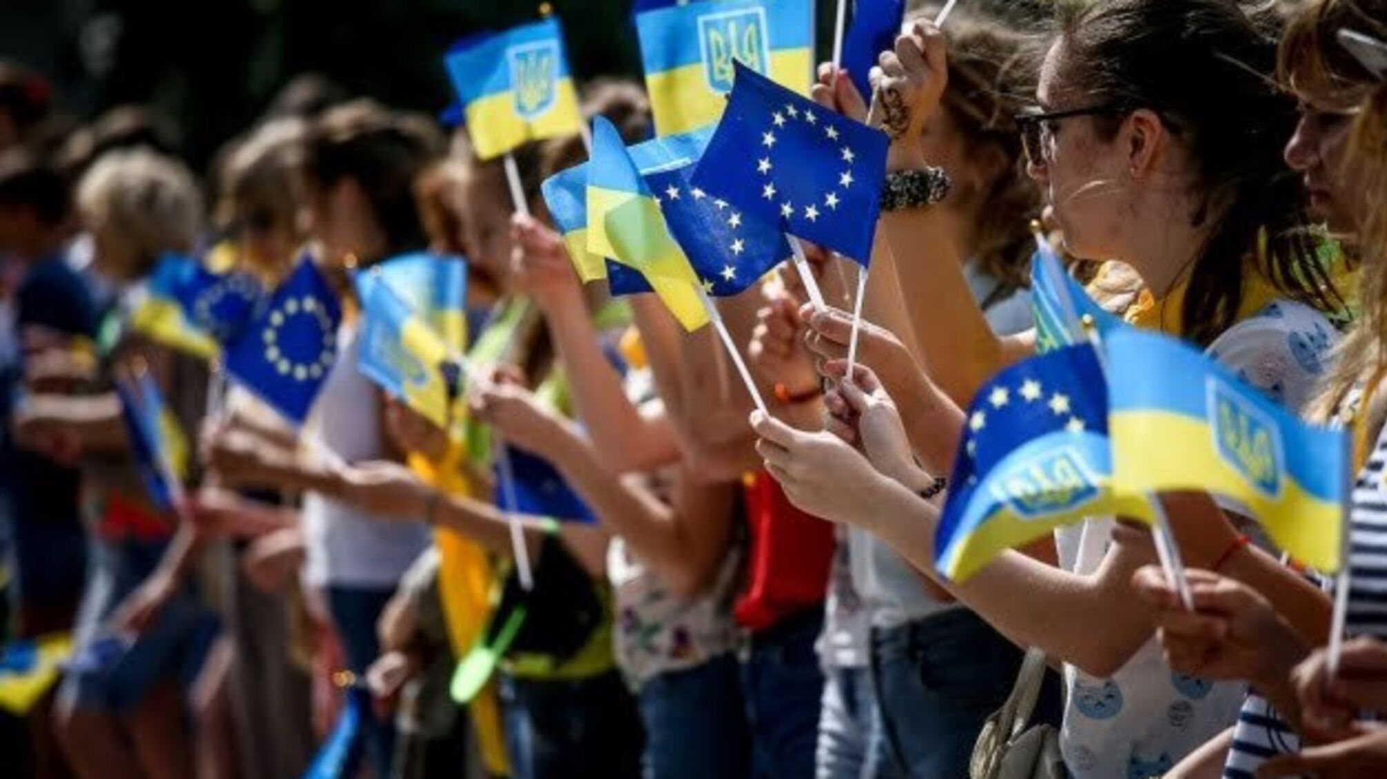 Українці відзначають День Європи