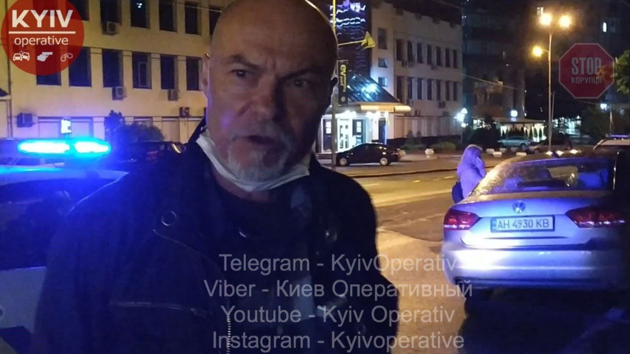 У столиці п’яний водій тікав від поліції, а потім просив вибачення (відео)