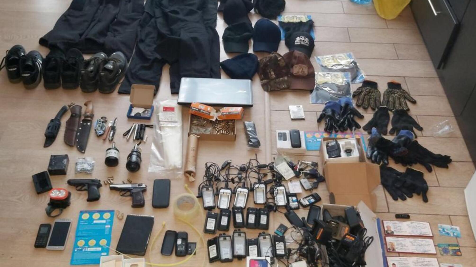 Поліція Київщини затримала озброєну банду, яка скоювала зухвалі розбійні напади на підприємства області