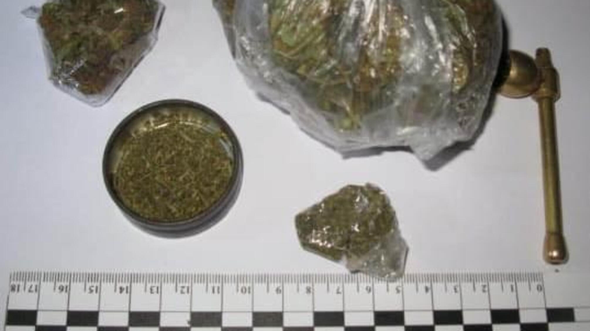 Одеські поліцейські притягують до відповідальності двох приїжджих чоловіків за незаконне зберігання заборонених речовин