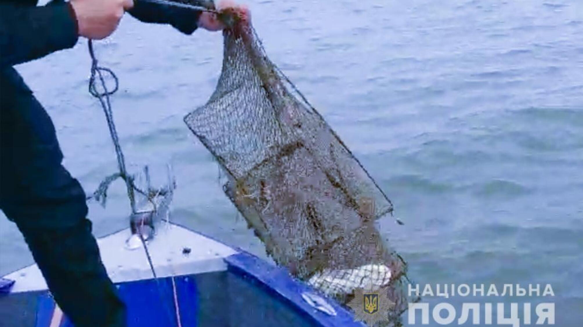У Херсонській області співробітники водної поліції попередили вилов червонокнижних видів риб
