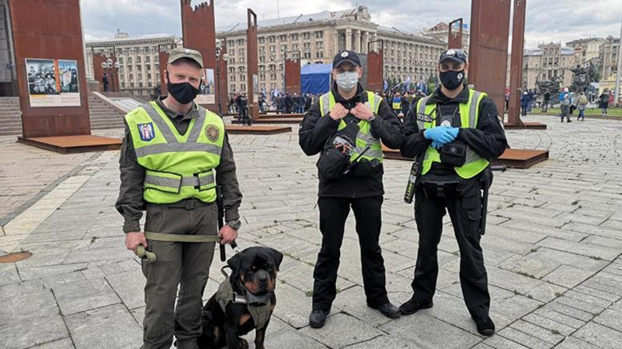 Масові заходи у центрі столиці пройшли спокійно