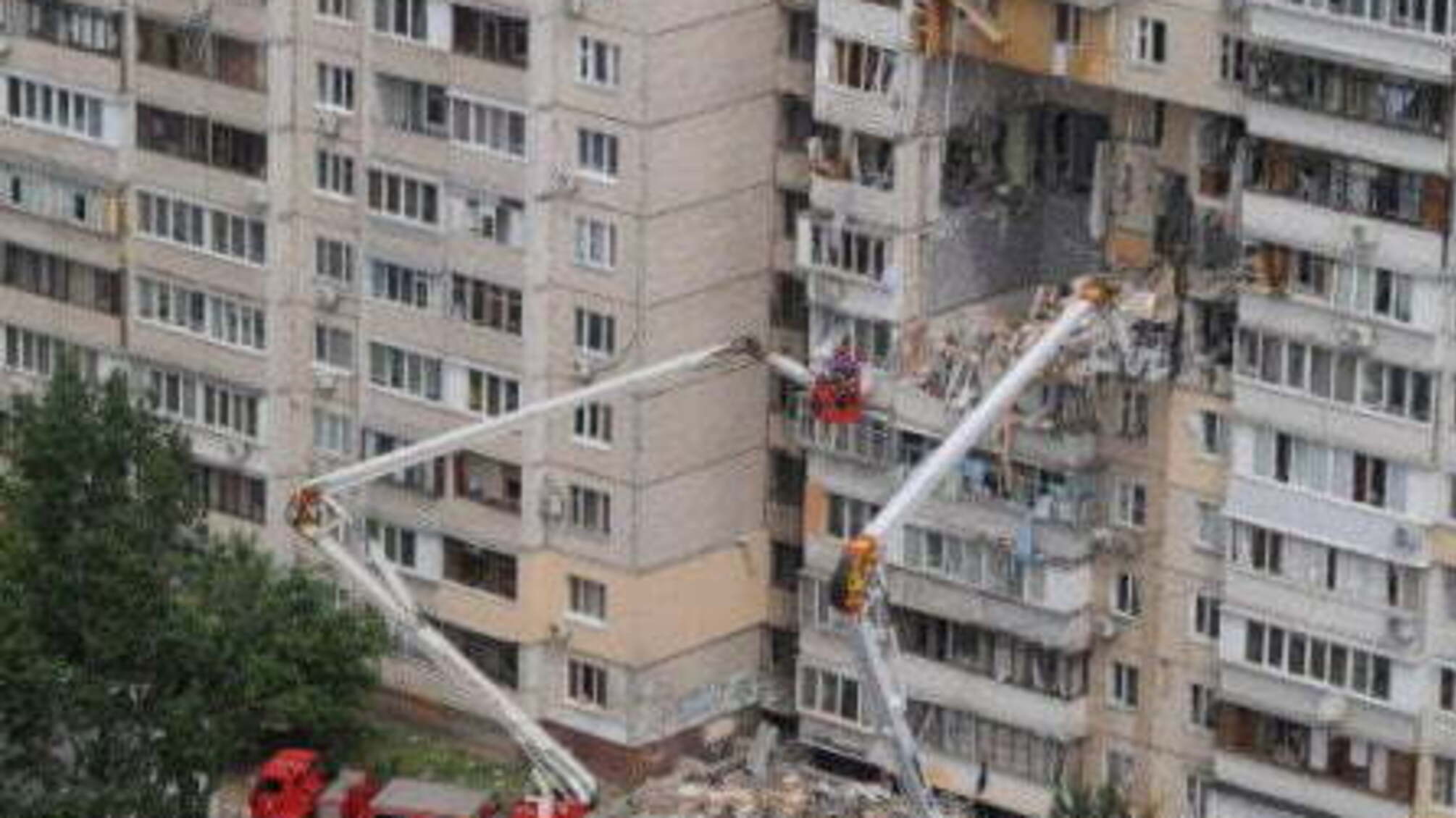 На місці вибуху багатоповерхівки в Києві знайшли ще одне тіло