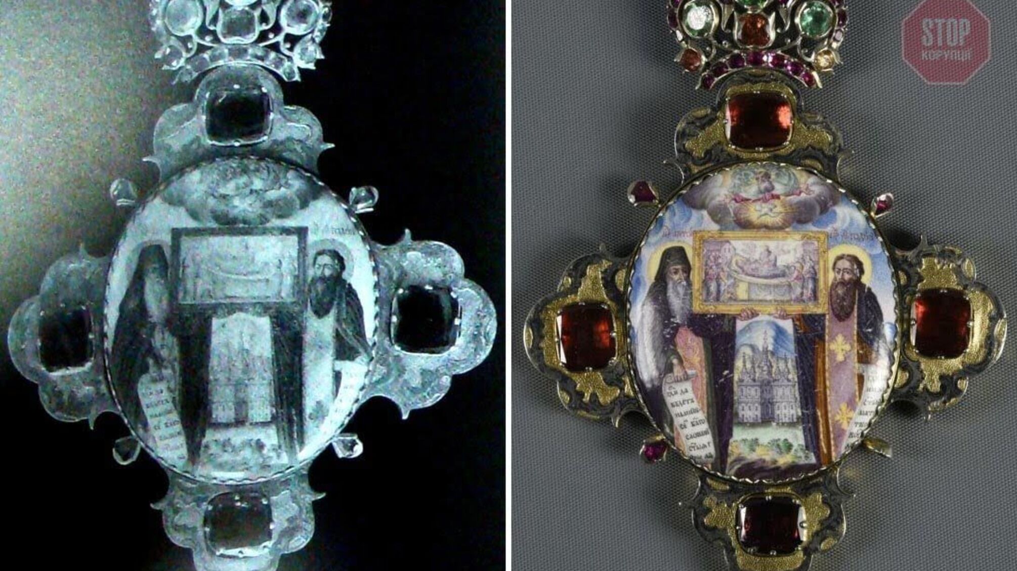 В Москві знайшли дорогоцінні предмети, вивезені з Києво-Печерського музею (фото)