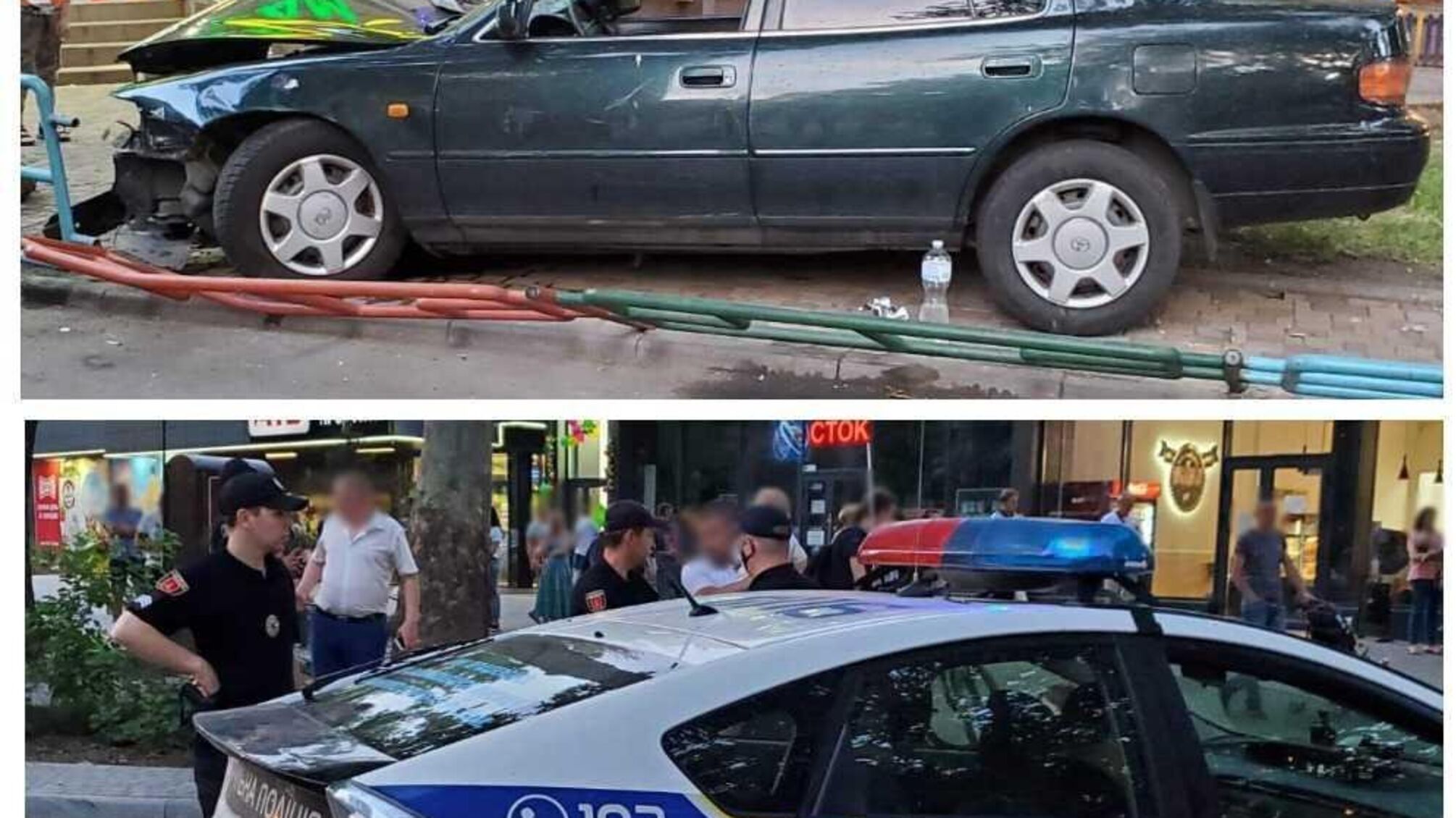 Одеські поліцейські встановлюють обставини ДТП на вулиці Корольова