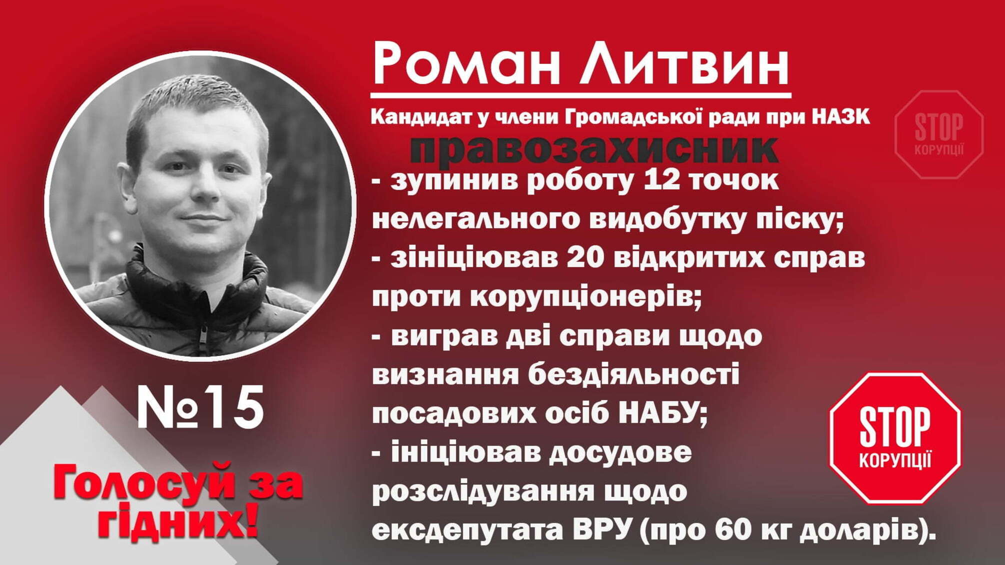 Столичний антикорупціонер подався у члени Громадської ради при НАЗК (фото)