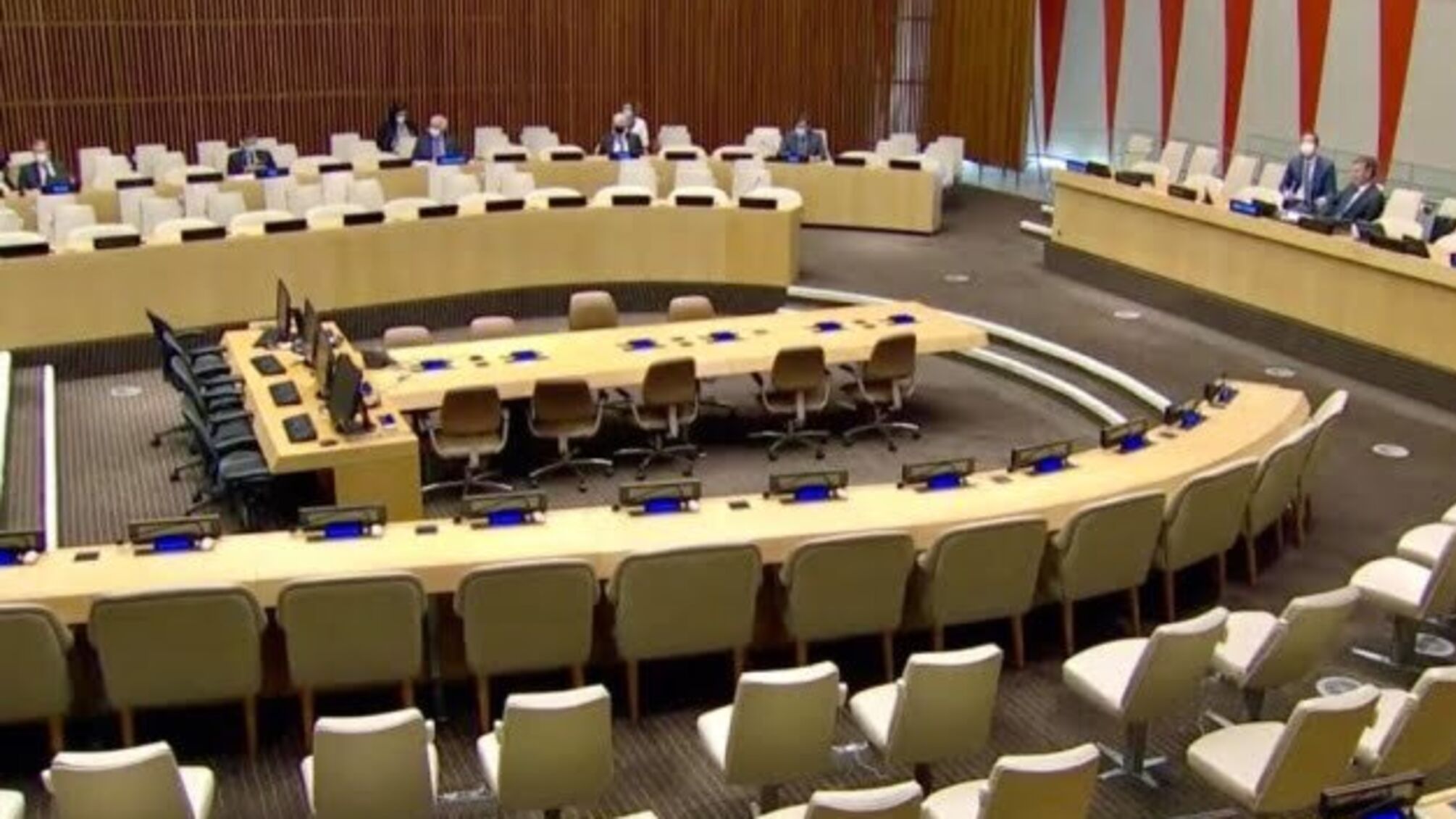 Радбез ООН провів перше невіртуальне засідання з початку пандемії